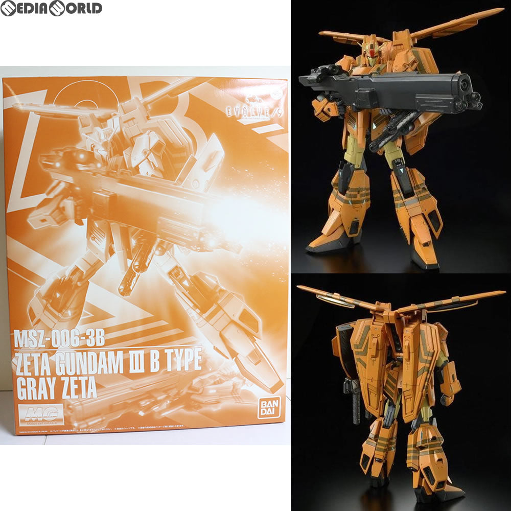 【中古即納】[PTM] プレミアムバンダイ限定 MG 1/100 MSZ-006-3B ゼータガンダム3号機B型 グレイ・ゼータ GUNDAM EVOLVE(ガンダムイボルブ) プラモデル(0195687) バンダイ(20150228)