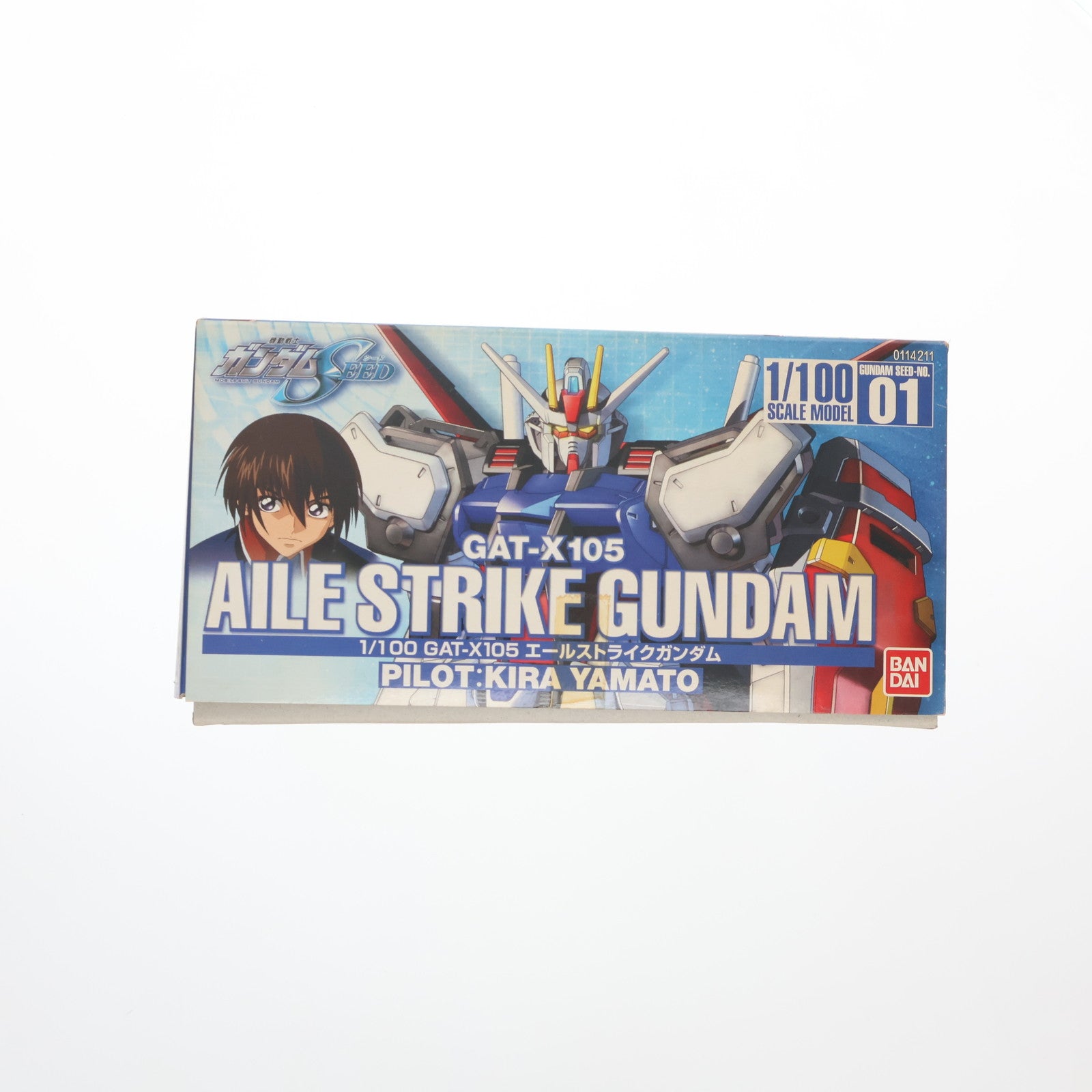 【中古即納】[PTM] 1/100 GAT-X105 エールストライクガンダム 機動戦士ガンダムSEED(シード) プラモデル(0114211) バンダイ(20021210)