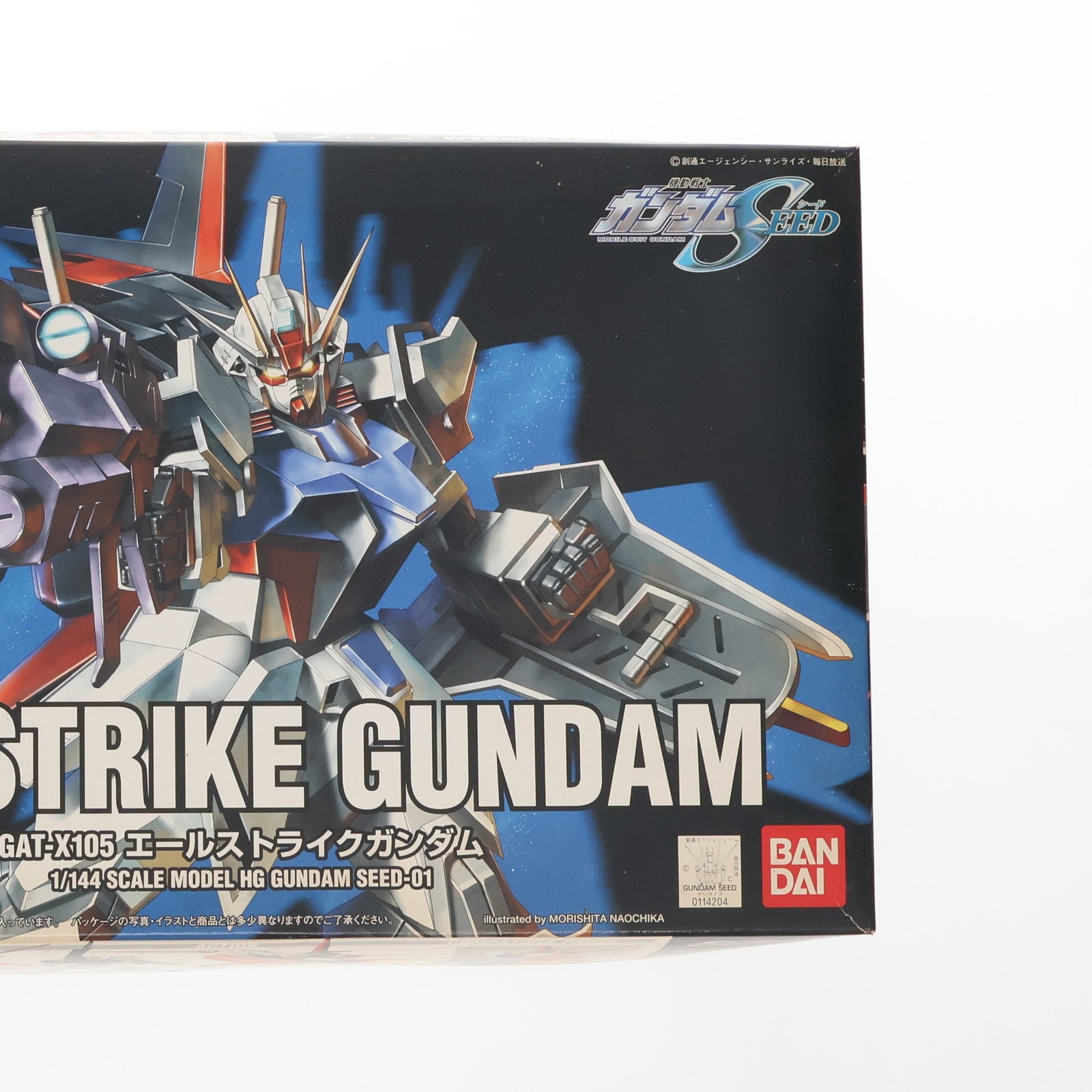 【中古即納】[PTM] HG 1/144 GAT-X105 エールストライクガンダム 機動戦士ガンダムSEED(シード) プラモデル(0114204) バンダイ(20021120)