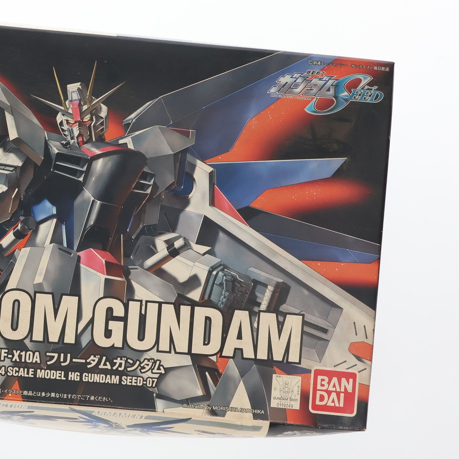 【中古即納】[PTM] HG 1/144 フリーダムガンダム 機動戦士ガンダムSEED(シード) プラモデル バンダイ(20030620)