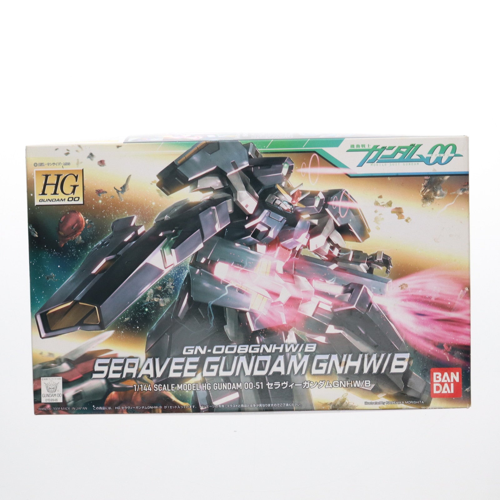 【中古即納】[PTM] HG 1/144 GN-008GNHW/B セラヴィーガンダム GNHW/B 機動戦士ガンダム00(ダブルオー) プラモデル(0159946) バンダイ(20190131)