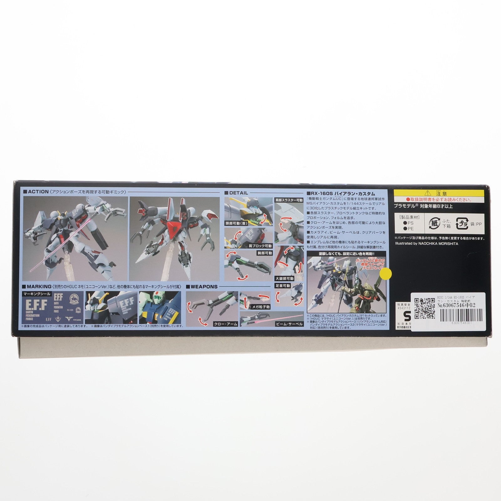 【中古即納】[PTM] HGUC 1/144 RX-160S バイアラン・カスタム 機動戦士ガンダムUC(ユニコーン) プラモデル(0178533) バンダイ(20121110)