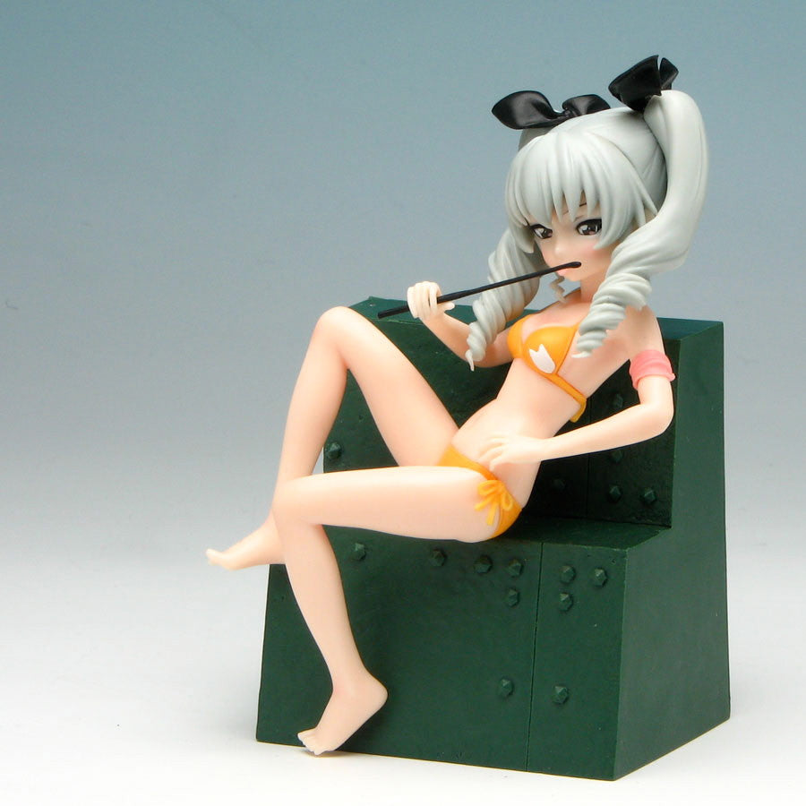 【中古即納】[PTM] (再販) 1/10 アンチョビ -水着ver.- ガルパン10周年記念特別版です! ガールズ&パンツァー カラーレジンキャストキット プラモデル(GPSP-12) プラッツ(20250131)