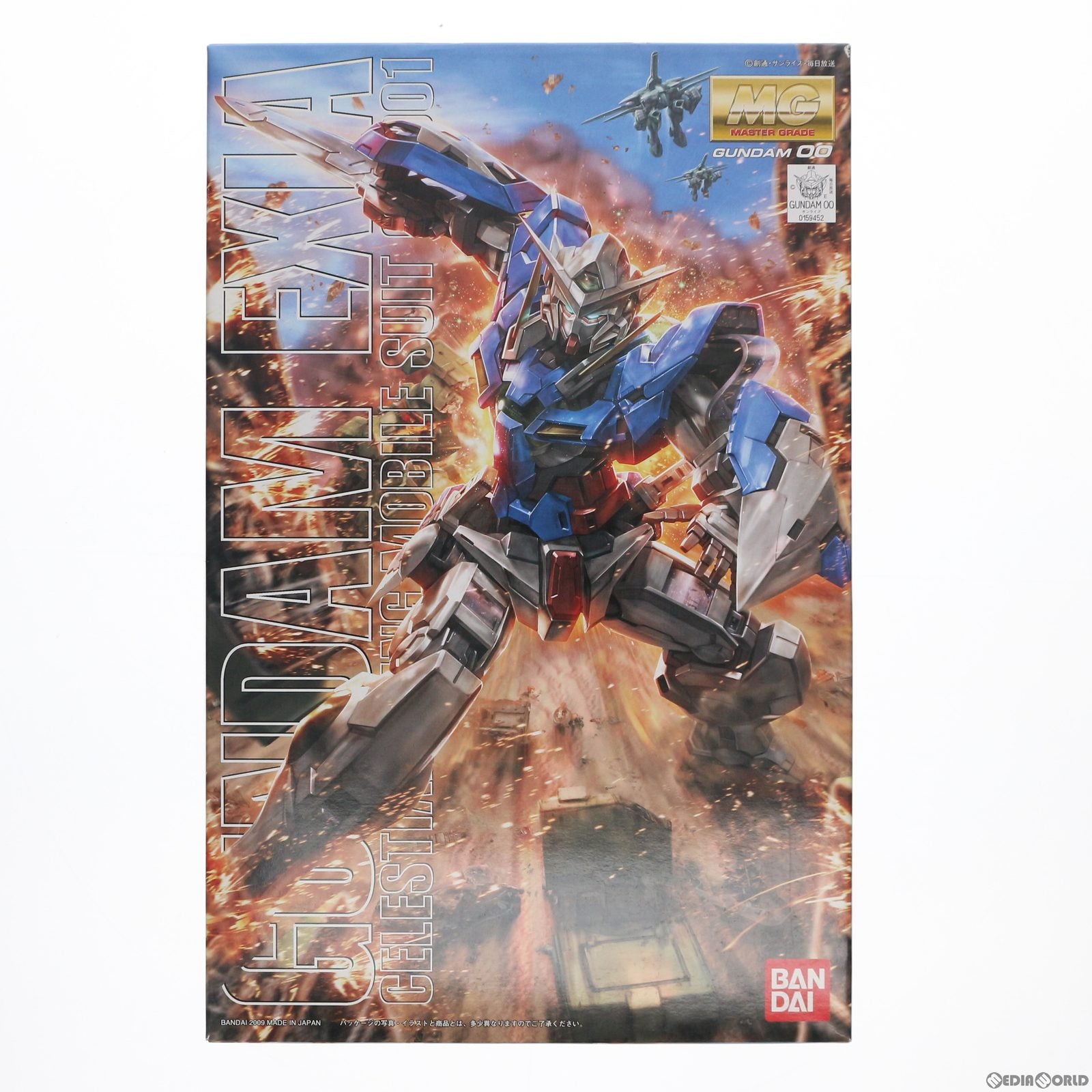 【中古即納】[PTM] MG 1/100 GN-001 ガンダムエクシア 機動戦士ガンダム00(ダブルオー) プラモデル(0159452) バンダイ(20090723)