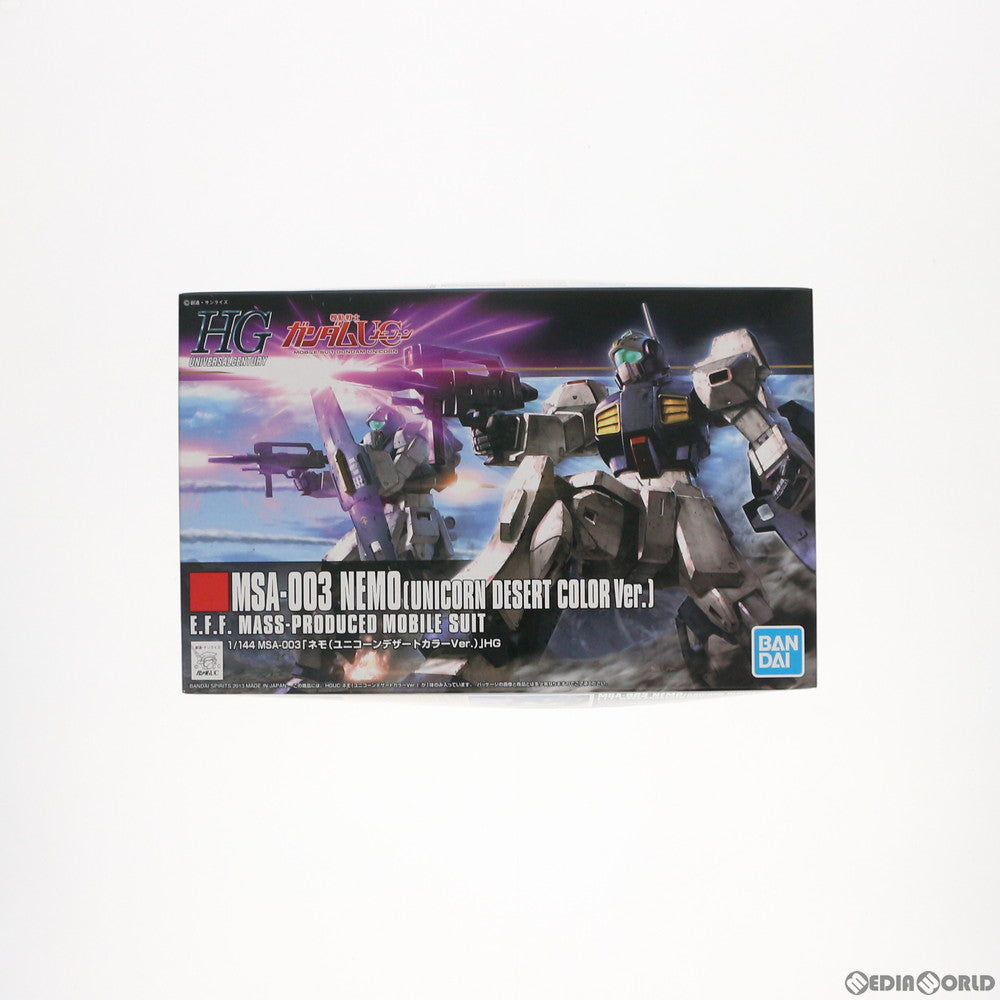 【中古即納】[PTM] HGUC 1/144 MSA-003 ネモ(ユニコーンデザートカラーVer.) 機動戦士ガンダムUC(ユニコーン) プラモデル(5060958) バンダイスピリッツ(20200831)