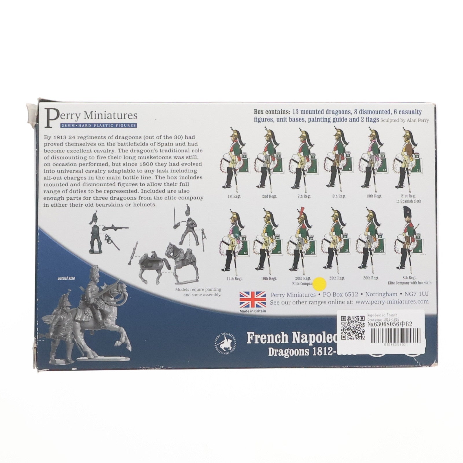 【中古即納】[PTM] French Napoleonic Dragoons 1812-1815 プラモデル Perry Miniatures(19991231)