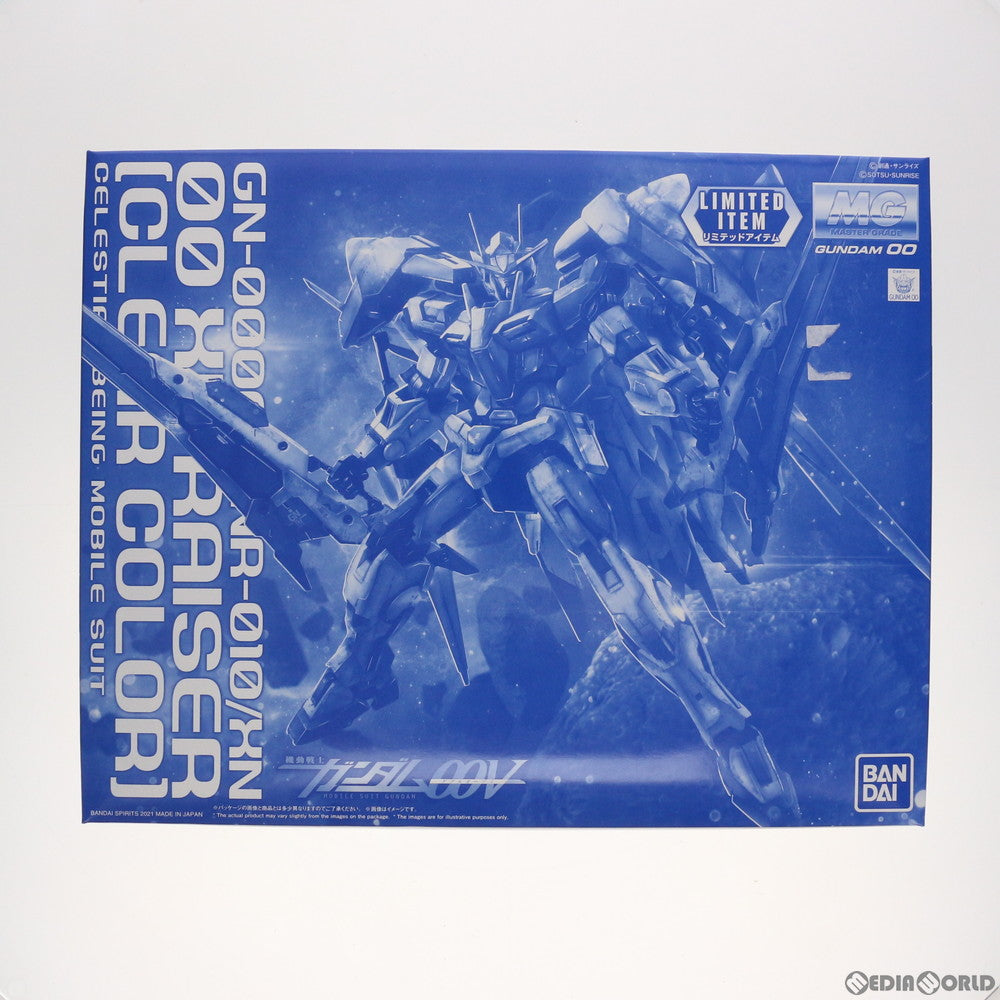 【中古即納】[PTM] MG 1/100 GN-0000+GNR-010/XN ダブルオーザンライザー(クリアカラー) 機動戦士ガンダム00V(ダブルオーブイ) プラモデル GUNPLA EXPO TOKYO 2020&プレミアムバンダイ限定(5061393) バンダイスピリッツ(20201112)