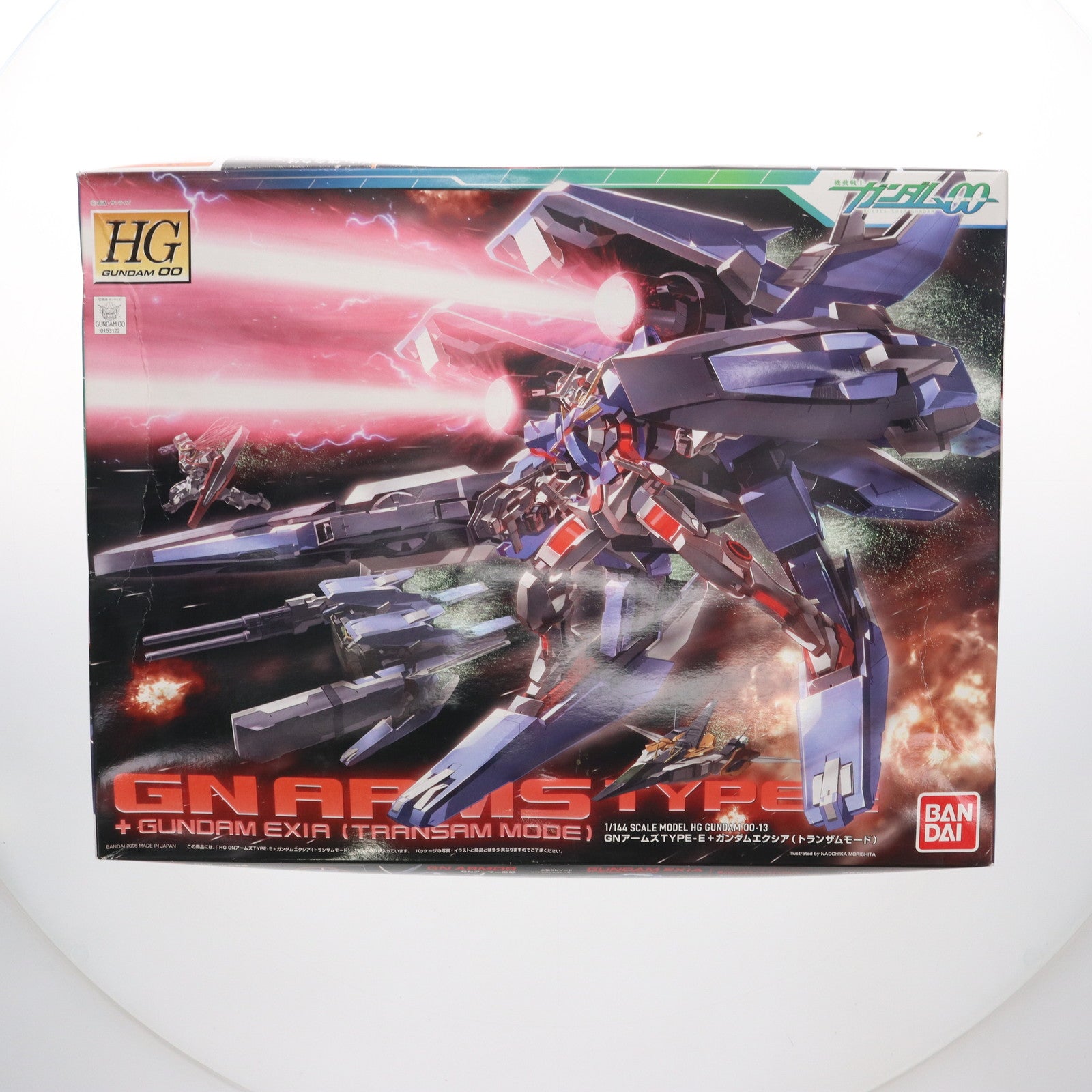 【中古即納】[PTM] HG 1/144 GNR-001E GNアームズTYPE-E+GN-001 ガンダムエクシア(トランザムモード) 機動戦士ガンダム00(ダブルオー) プラモデル(0153122) バンダイ(20080316)