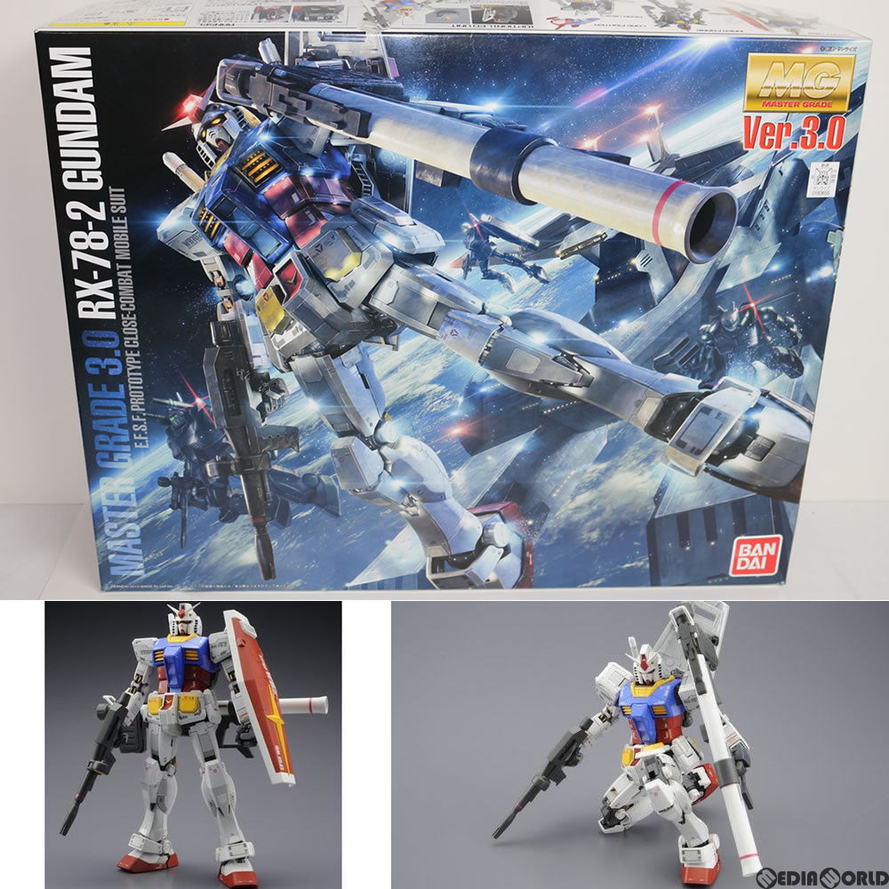 【中古即納】[PTM] MG 1/100 RX-78-2 ガンダム Ver.3.0 機動戦士ガンダム プラモデル(0183655) バンダイ(20180127)