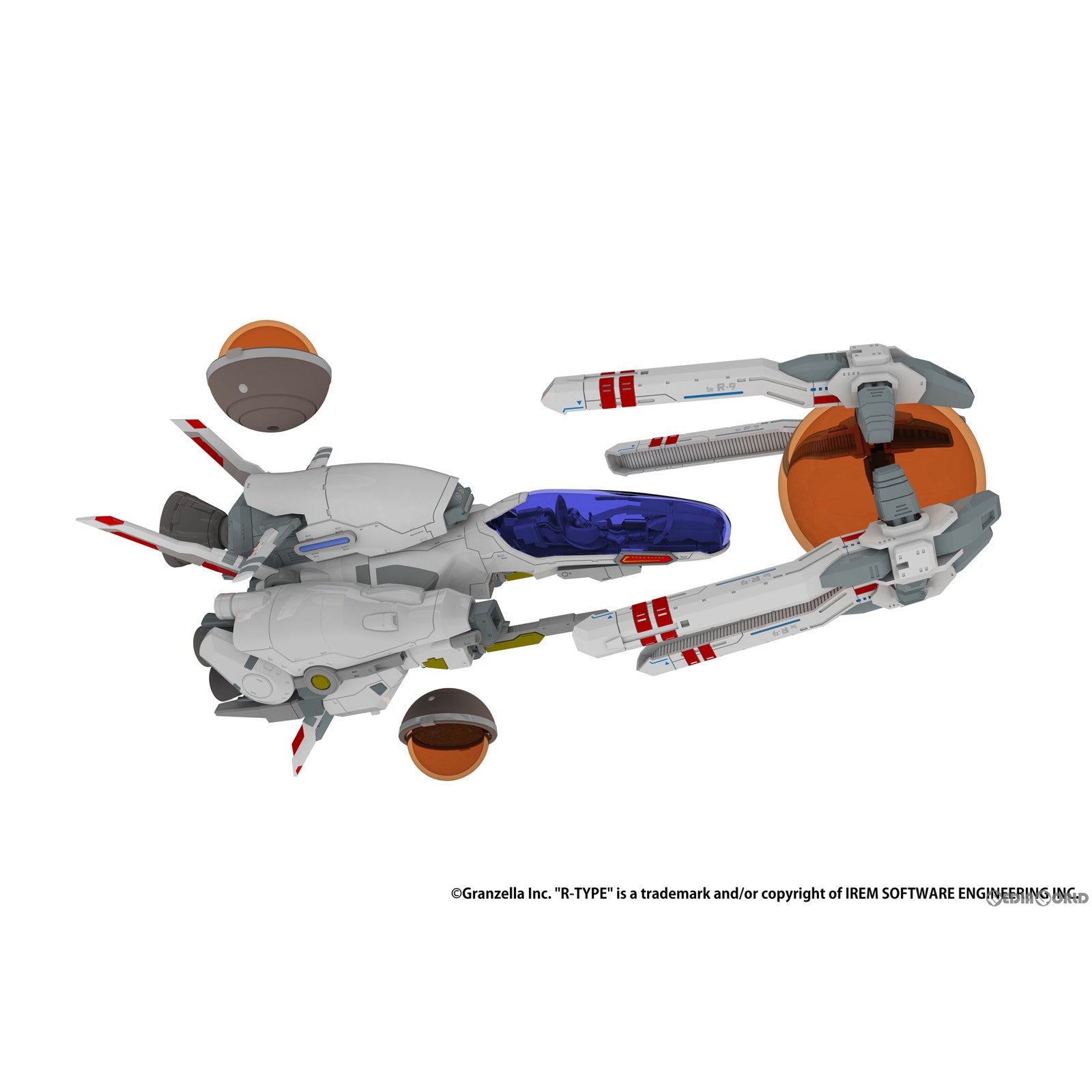 【中古即納】[PTM] 1/100 R-9A[ARROW-HEAD]Ver.R-TYPE FINAL 3 EVOLVED(アールタイプ ファイナル3 エボルブド) プラモデル(PP162) PLUM(プラム)(20230716)