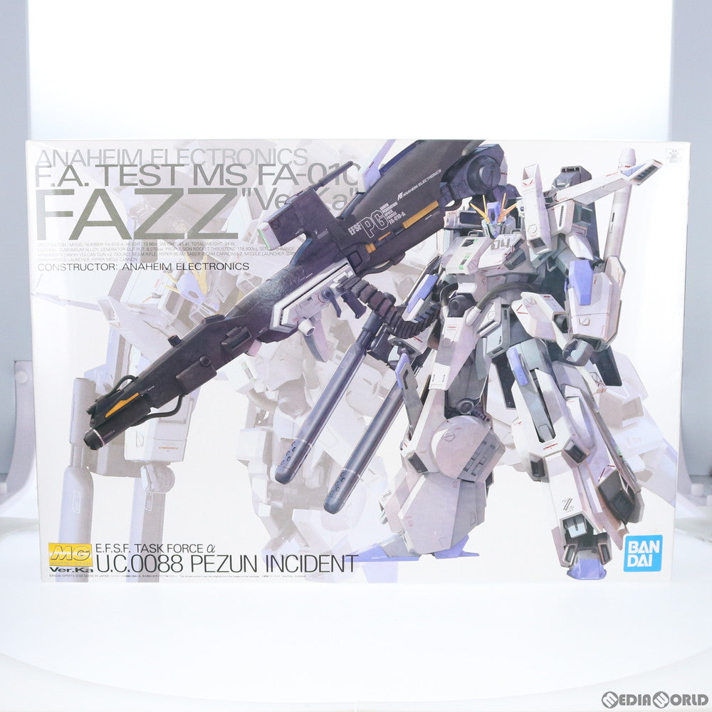 【中古即納】[PTM] MG 1/100 FAZZ(ファッツ) Ver.Ka ガンダム・センチネル プラモデル(5058880) バンダイスピリッツ(20200428)