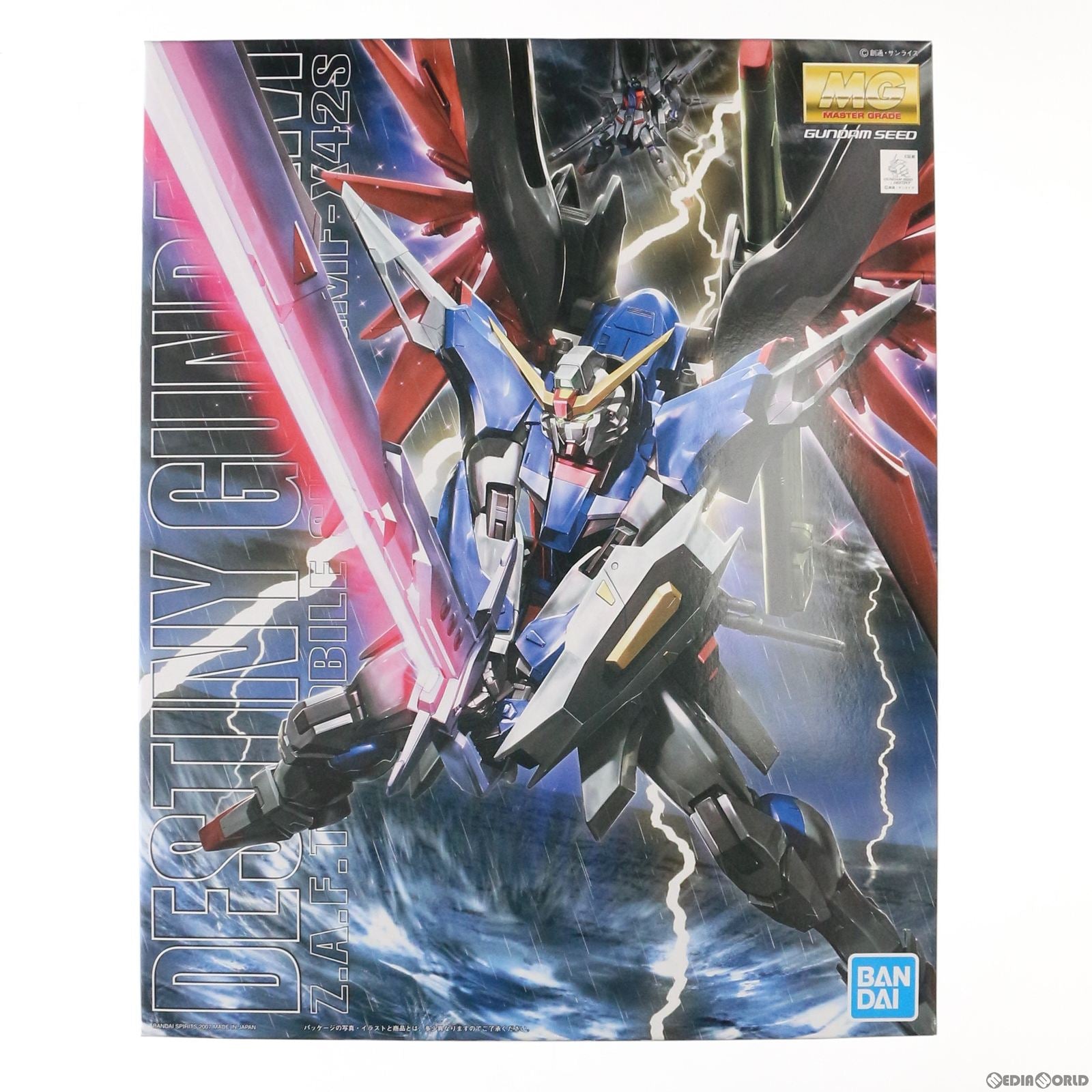 【中古即納】[PTM] MG 1/100 ZGMF-X42S デスティニーガンダム 機動戦士ガンダムSEED DESTINY(シードデスティニー) プラモデル(5061582) バンダイスピリッツ(20210228)