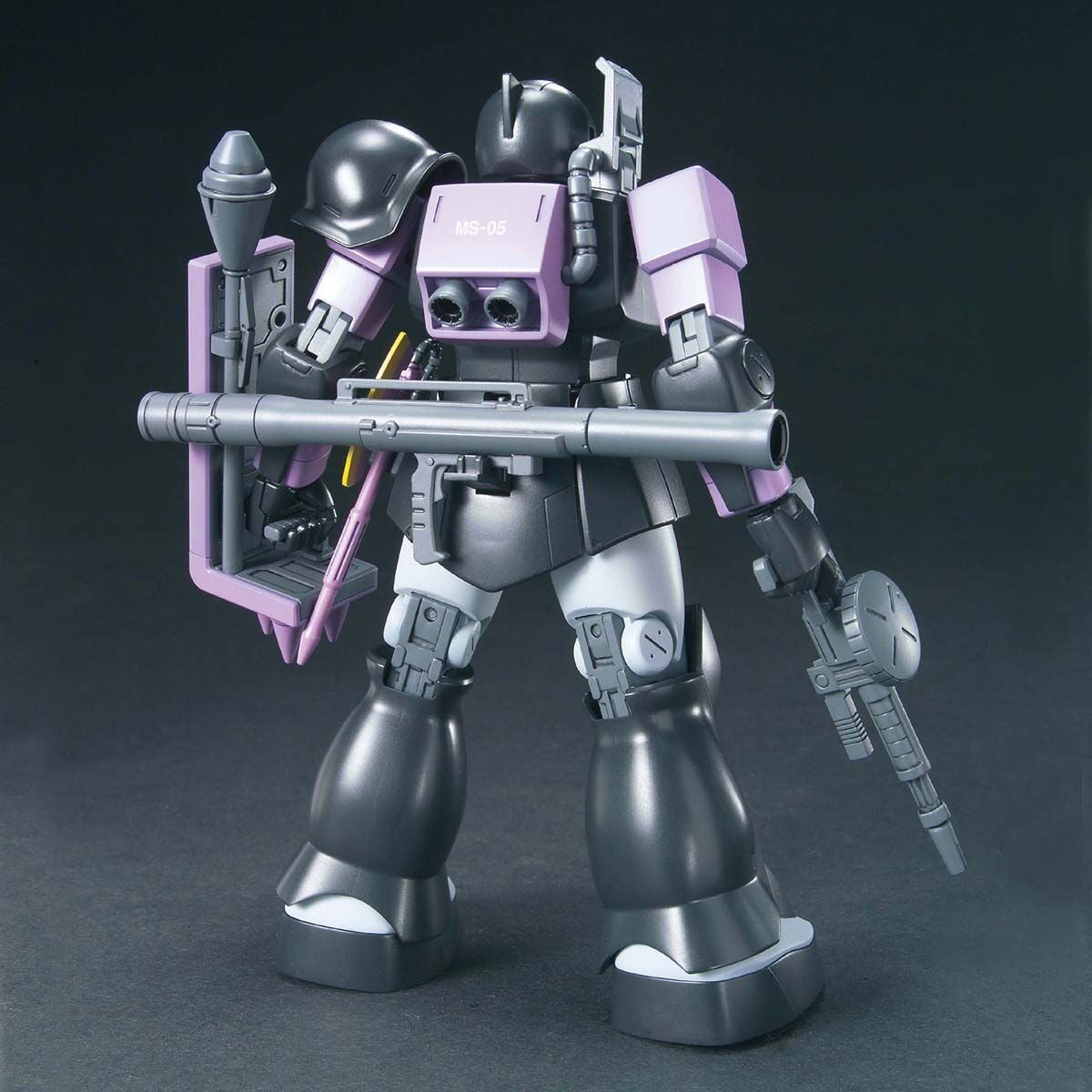 【中古即納】[PTM] (再々販) HGUC 1/144 MS-05B ザクI 黒い三連星仕様 機動戦士ガンダム プラモデル(5060661) バンダイスピリッツ(20250222)