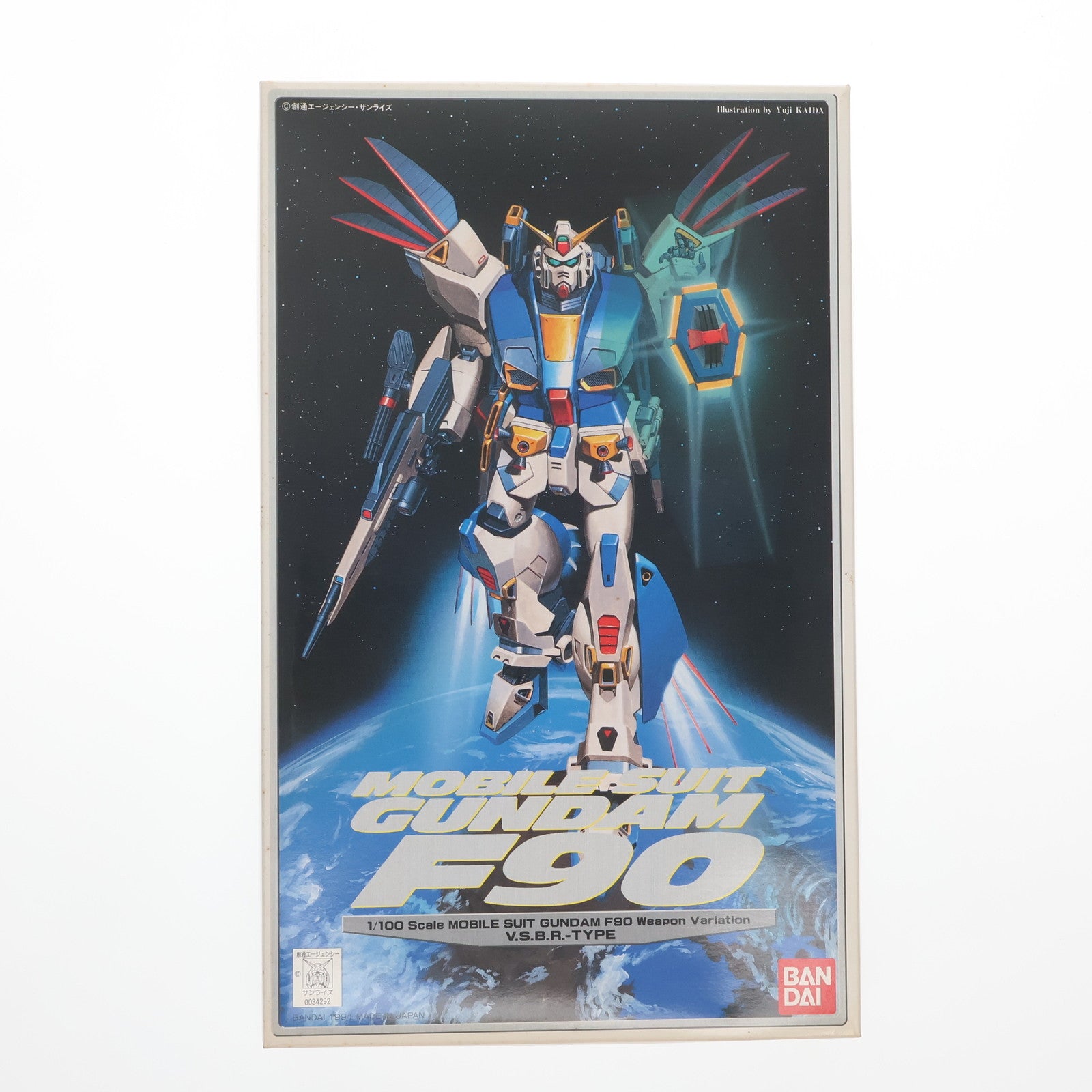 【中古即納】[PTM] 1/100 ガンダムF90-Vタイプ(新型火器試験仕様) 機動戦士ガンダムF90 プラモデル(0034292) バンダイ(20180228)