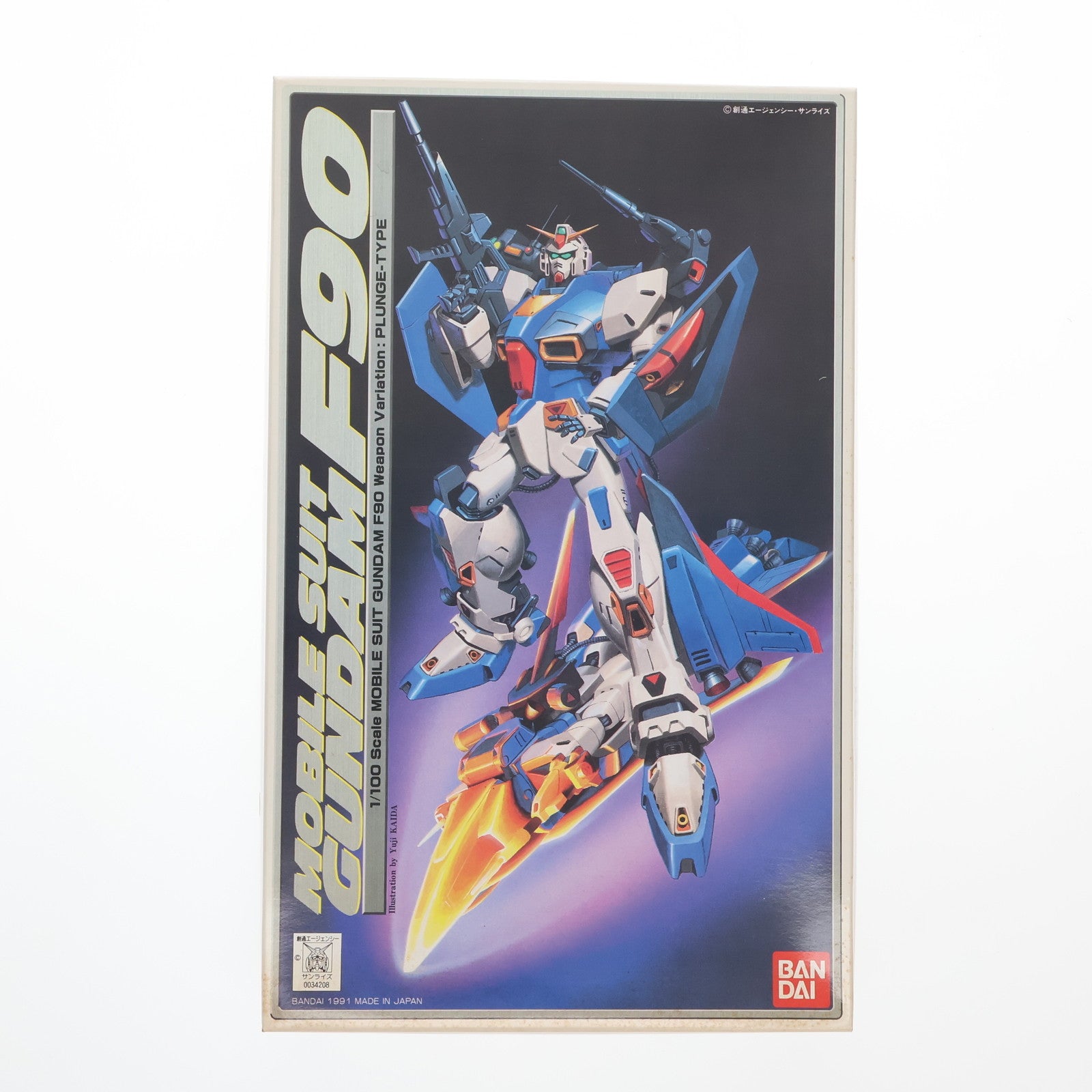 【中古即納】[PTM] 1/100 ガンダムF90 Pタイプ(大気圏突入仕様) 機動戦士ガンダムF90 プラモデル バンダイ(20180228)