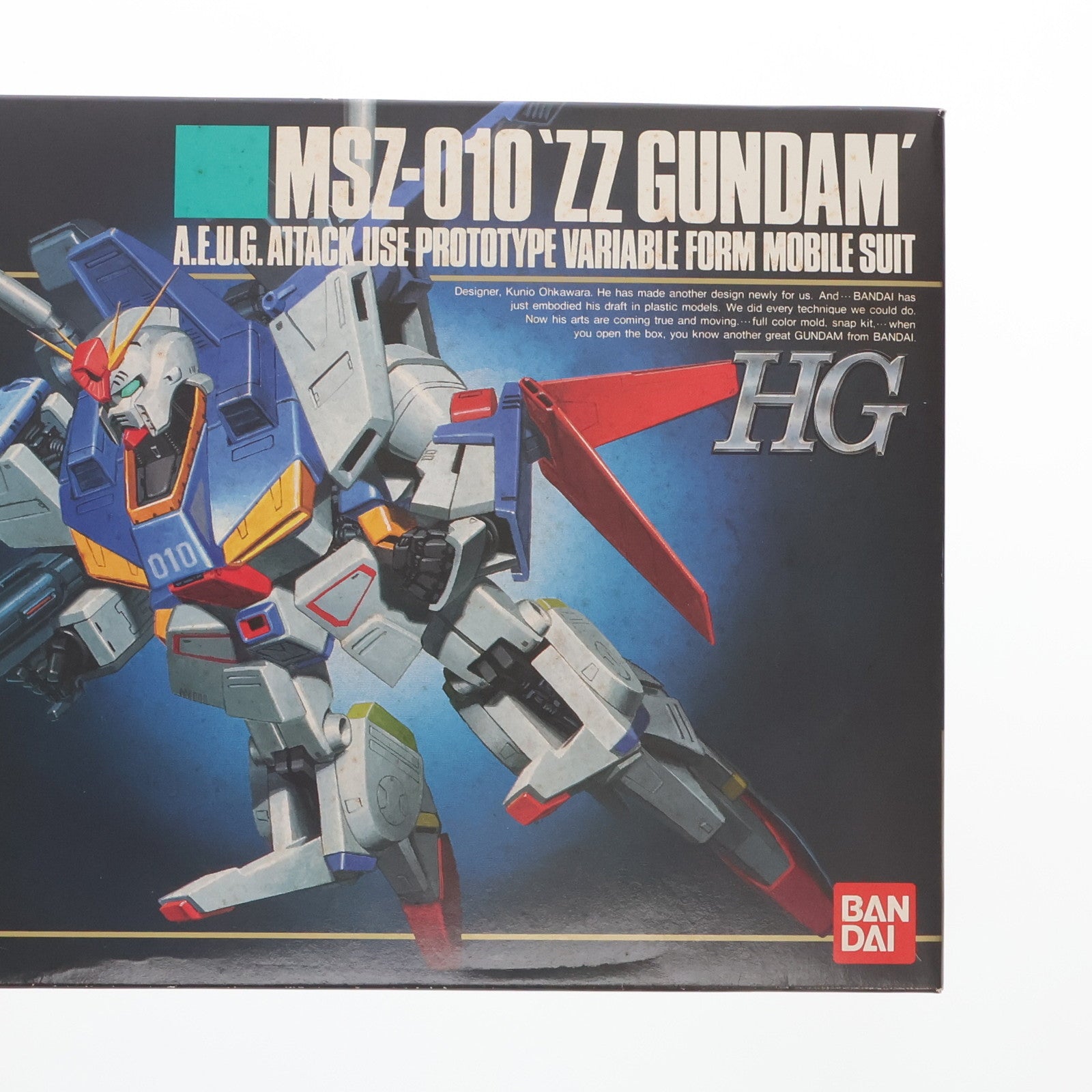 【中古即納】[PTM] HG 1/144 MSZ-010 ダブルゼータガンダム 機動戦士ガンダムZZ(ダブルゼータ) プラモデル(0033564) バンダイ(19910701)