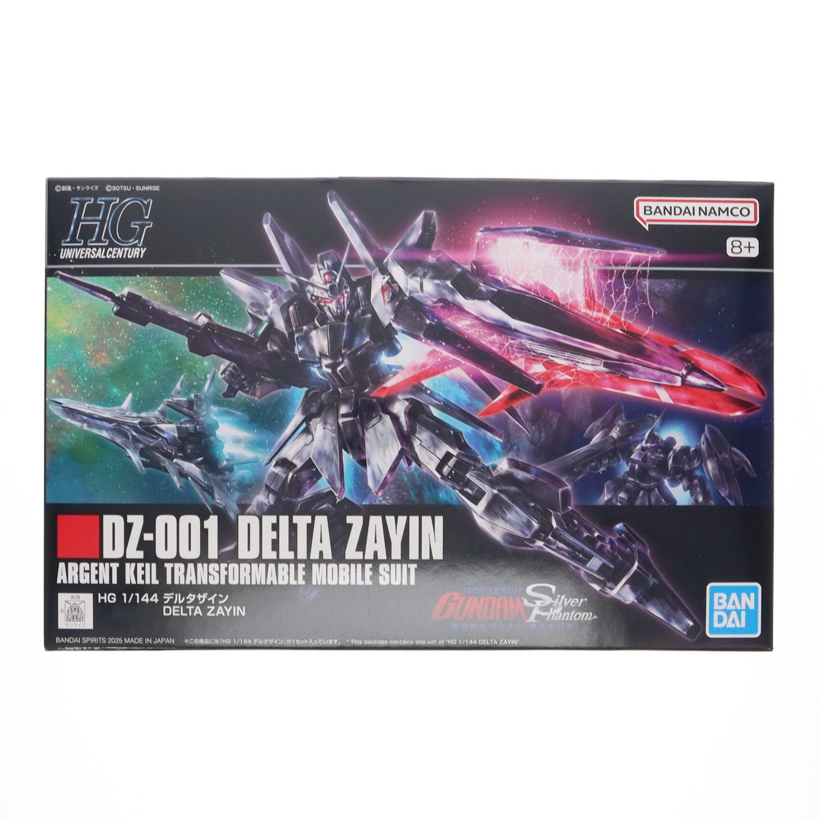 【中古即納】[PTM] プレミアムバンダイ限定 HG 1/144 DZ-001 デルタザイン 機動戦士ガンダム:銀灰の幻影 プラモデル バンダイスピリッツ(20250220)