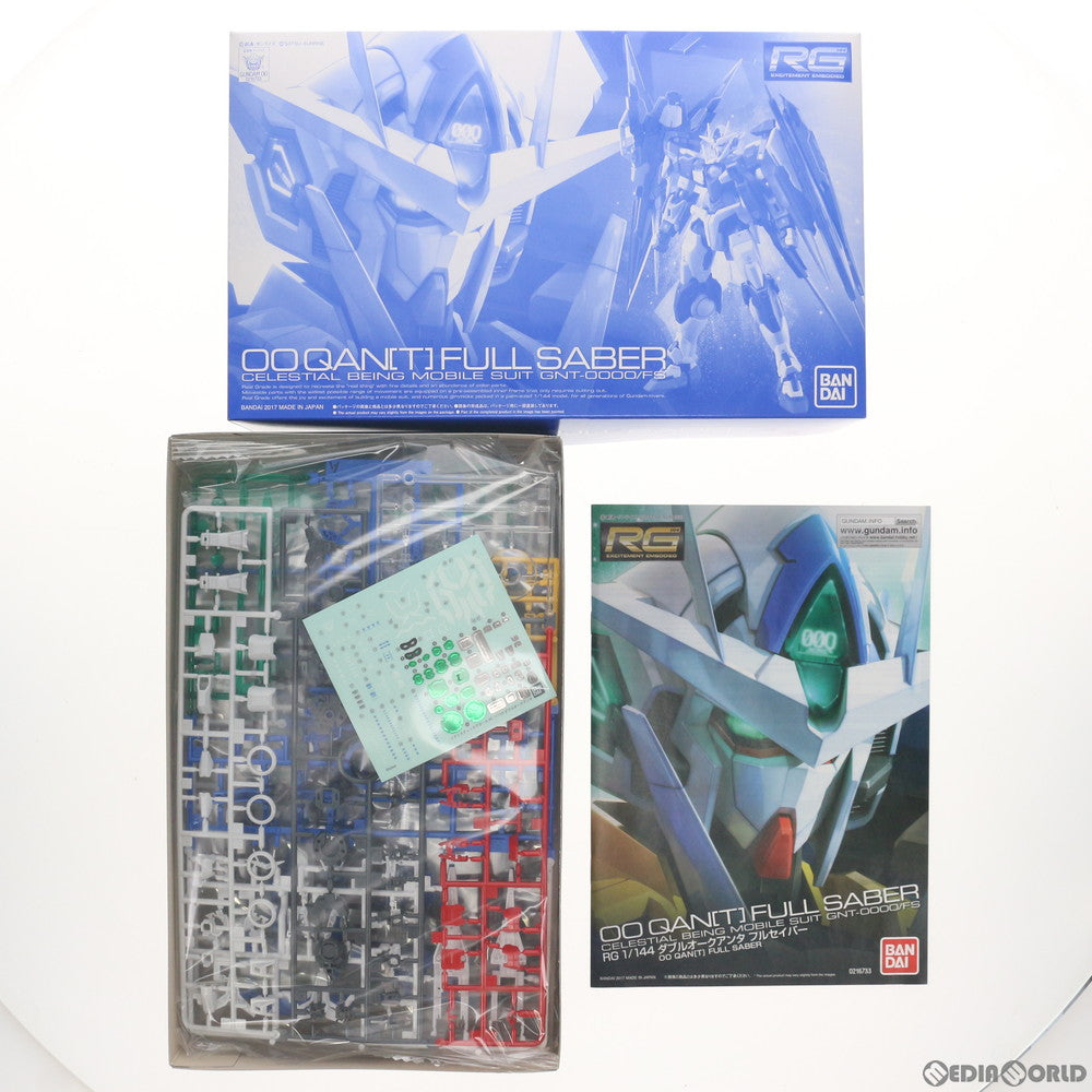 【中古即納】[PTM] プレミアムバンダイ限定 RG 1/144 GNT-0000/FS ダブルオークアンタ フルセイバー 機動戦士ガンダム00V(ダブルオーブイ)戦記 プラモデル(0216733) バンダイ(20170430)