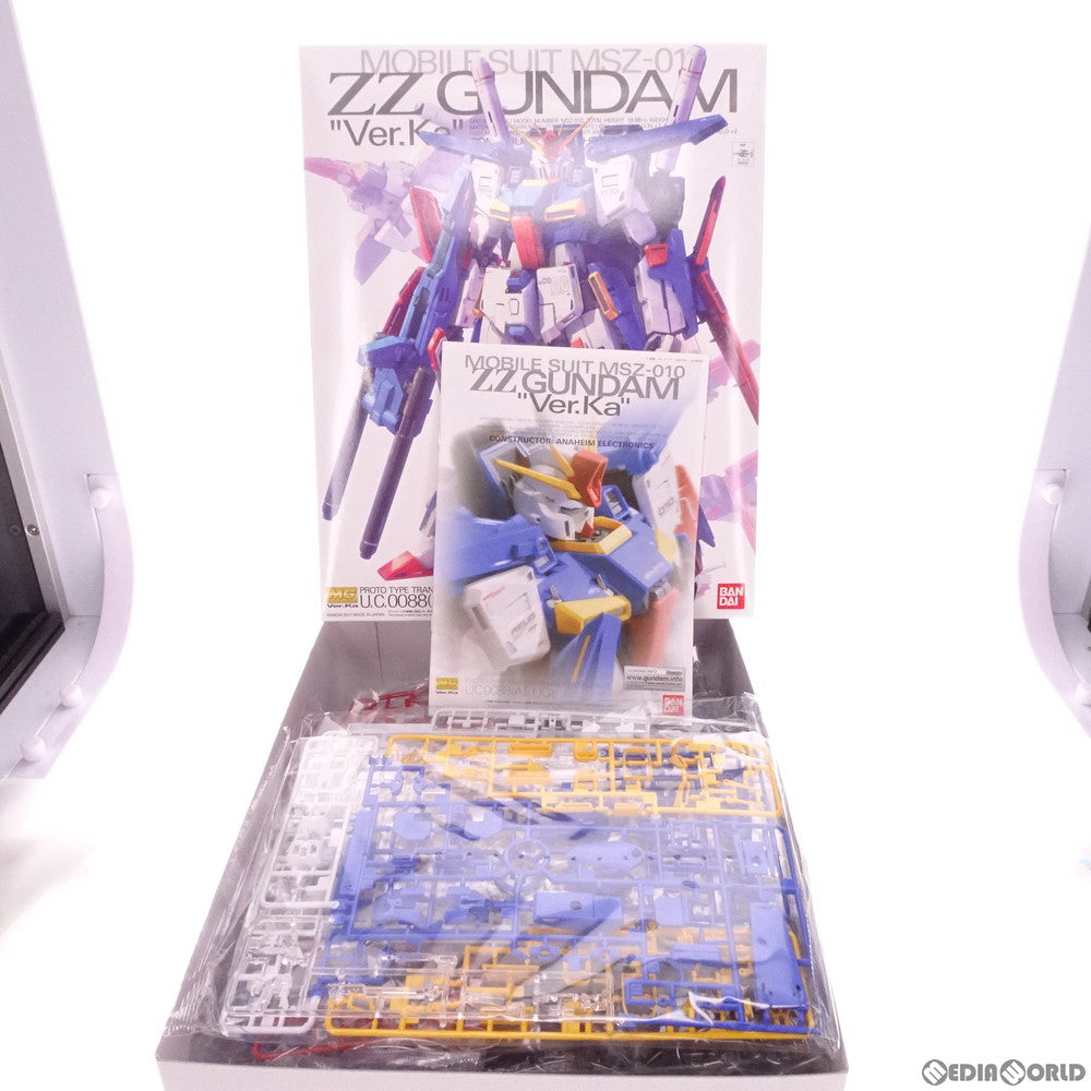 【中古即納】[PTM] MG 1/100 MSZ-010 ダブルゼータガンダム Ver.Ka 機動戦士ガンダムZZ(ダブルゼータ) プラモデル(0224519) バンダイ(20180330)