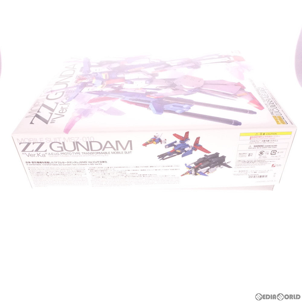 【中古即納】[PTM] MG 1/100 MSZ-010 ダブルゼータガンダム Ver.Ka 機動戦士ガンダムZZ(ダブルゼータ) プラモデル(0224519) バンダイ(20180330)