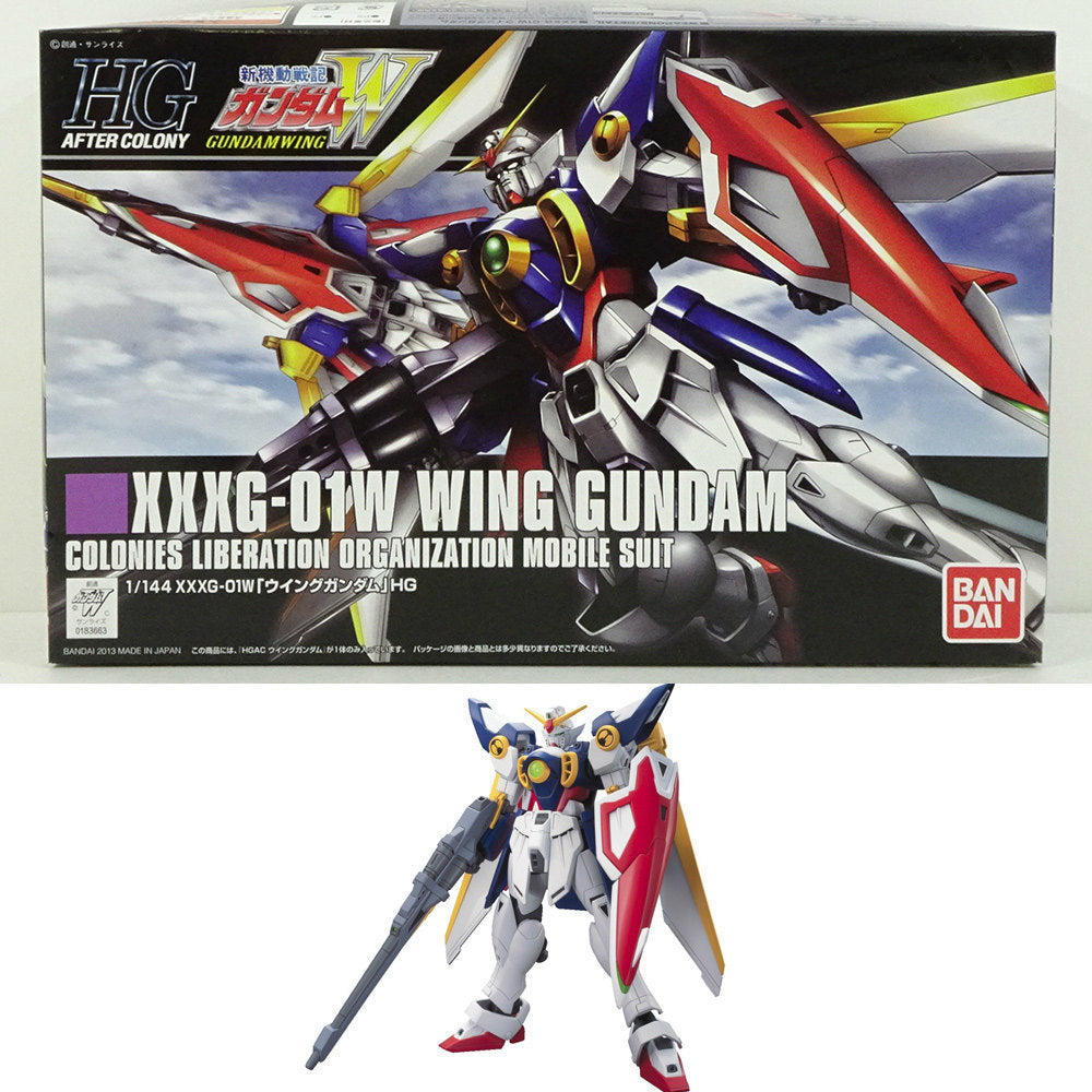 【中古即納】[PTM] HGAC 1/144 XXXG-01W ウイングガンダム 新機動戦記ガンダムW(ウイング) プラモデル(0183663) バンダイ(20180615)