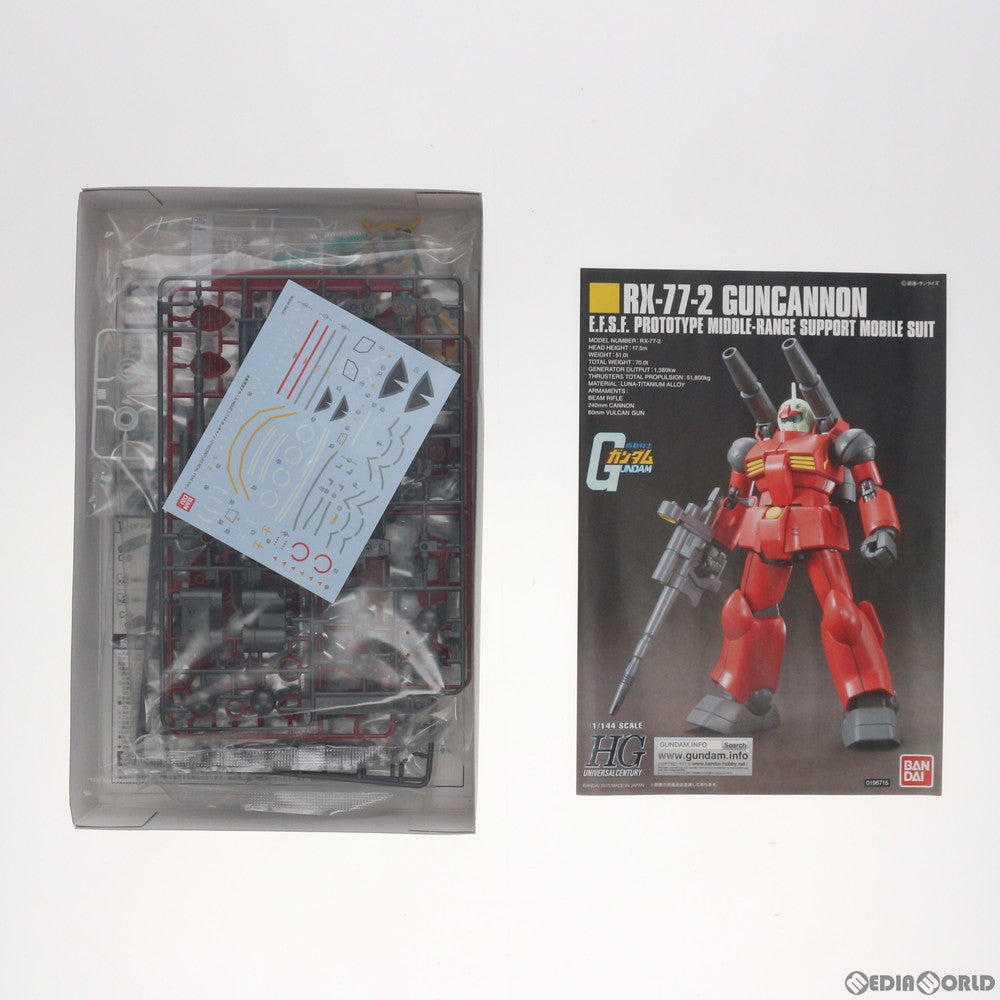 【中古即納】[PTM] プレミアムバンダイ限定 HGUC REVIVE 1/144 RX-77-2 ガンキャノン 21stCENTURY REAL TYPE Ver. 機動戦士ガンダム MSV プラモデル(0207975) バンダイ(20160630)