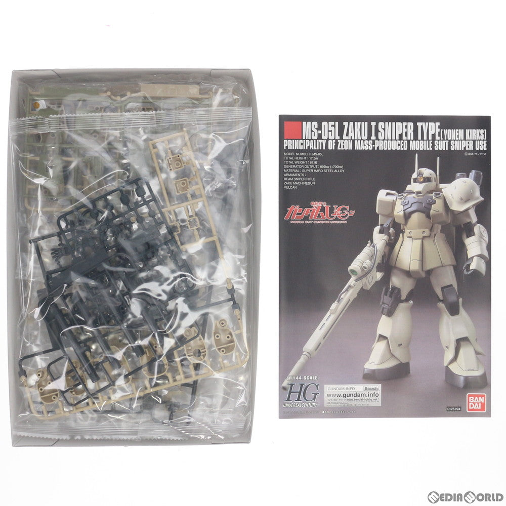 【中古即納】[PTM] HGUC 1/144 MS-05L ザクI・スナイパータイプ(ヨンム・カークス機) 機動戦士ガンダムUC(ユニコーン) プラモデル(0175794) バンダイ(20180724)