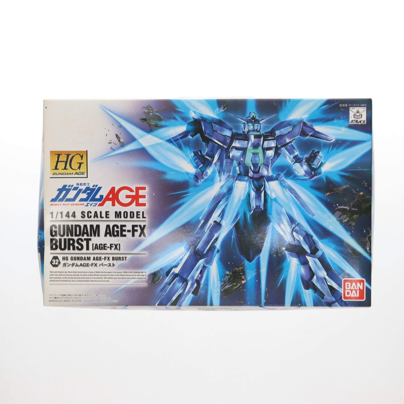 【中古即納】[PTM] HG 1/144 ガンダムAGE-FXバースト 機動戦士ガンダムAGE(エイジ) プラモデル バンダイ(20161224)