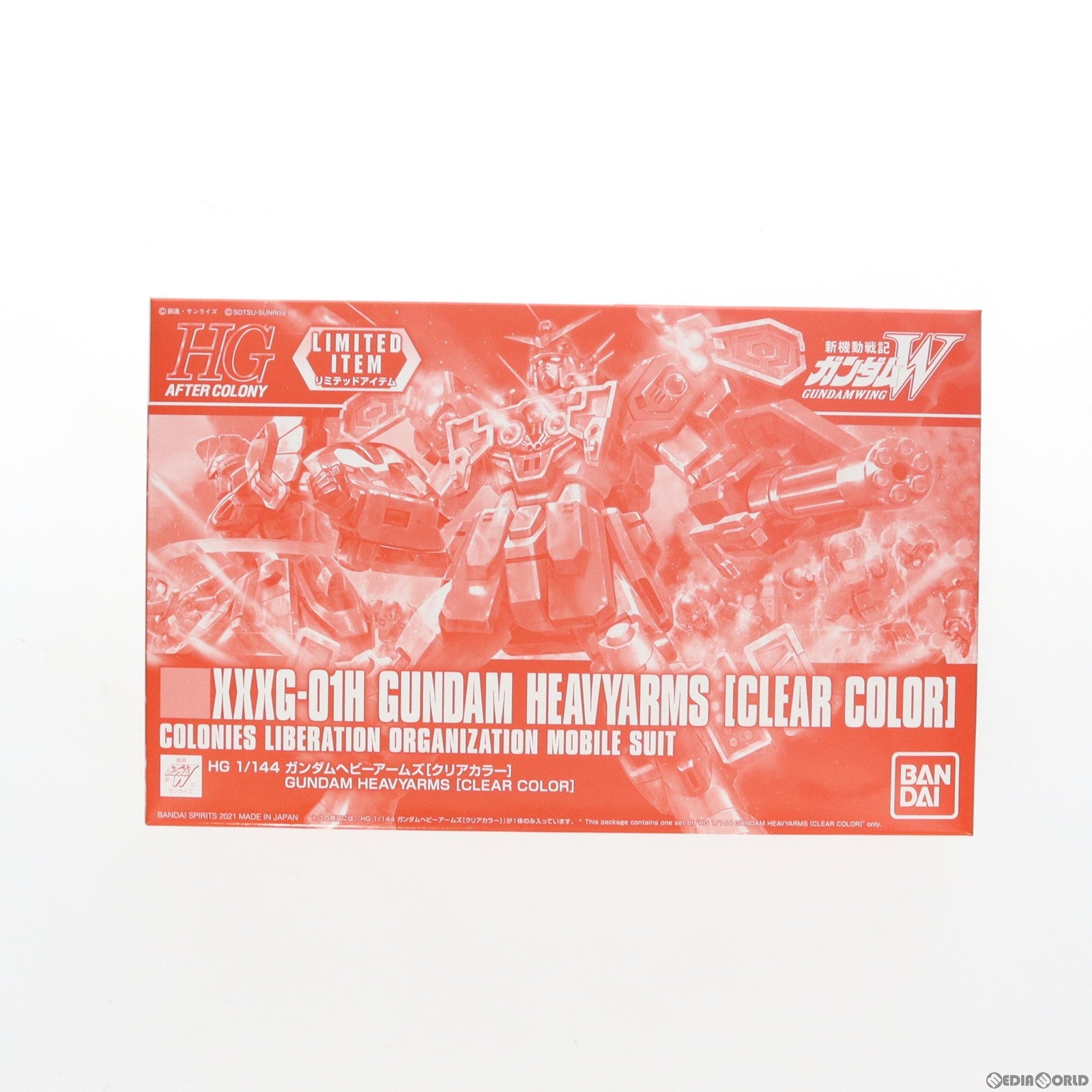 【中古即納】[PTM] イベント限定 HG 1/144 XXXG-01H ガンダムヘビーアームズ(クリアカラー) 新機動戦記ガンダムW(ウイング) プラモデル(506102) バンダイスピリッツ(20210131)