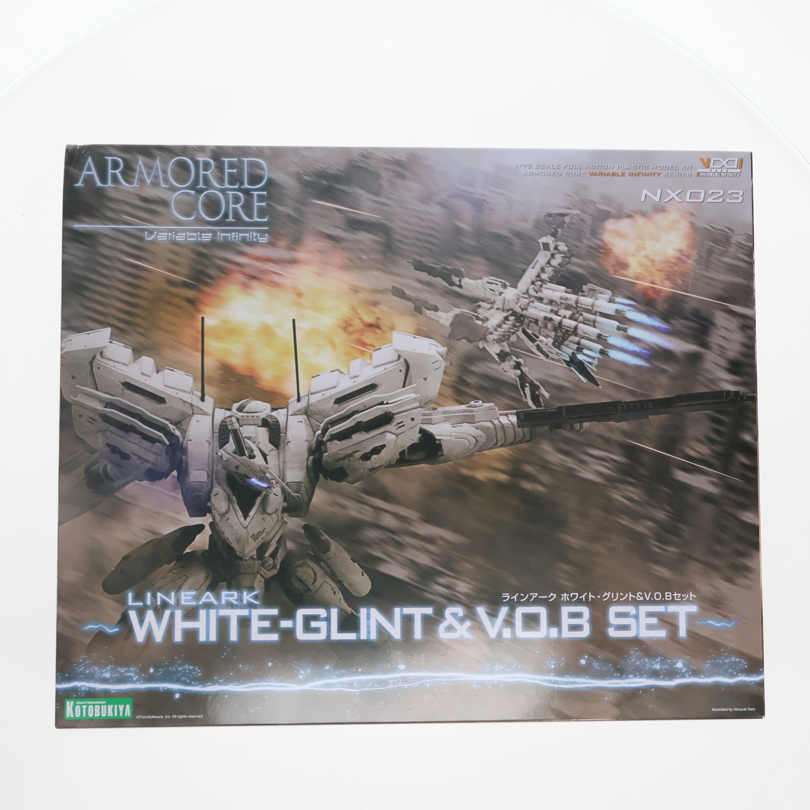 【中古即納】[PTM] V.I.シリーズ 1/72 ラインアーク ホワイト・グリント&V.O.Bセット ARMORED CORE(アーマード・コア) プラモデル(VI090) コトブキヤ(20241128)