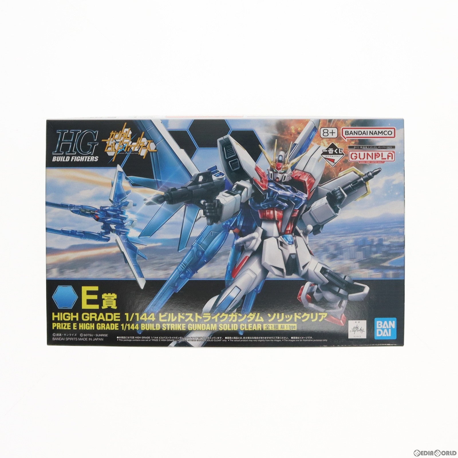 【中古即納】[PTM] E賞 HG 1/144 ビルドストライクガンダム ソリッドクリア 一番くじ 機動戦士ガンダム ガンプラ 2023 ガンダムビルドファイターズ プラモデル プライズ(2682516) バンダイスピリッツ(20230922)