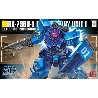 【中古即納】[PTM] HGUC 1/144 RX-79BD-1 ブルーディスティニー1号機 機動戦士ガンダム外伝 THE BLUE DESTINY プラモデル(2001328) バンダイ(20100825)
