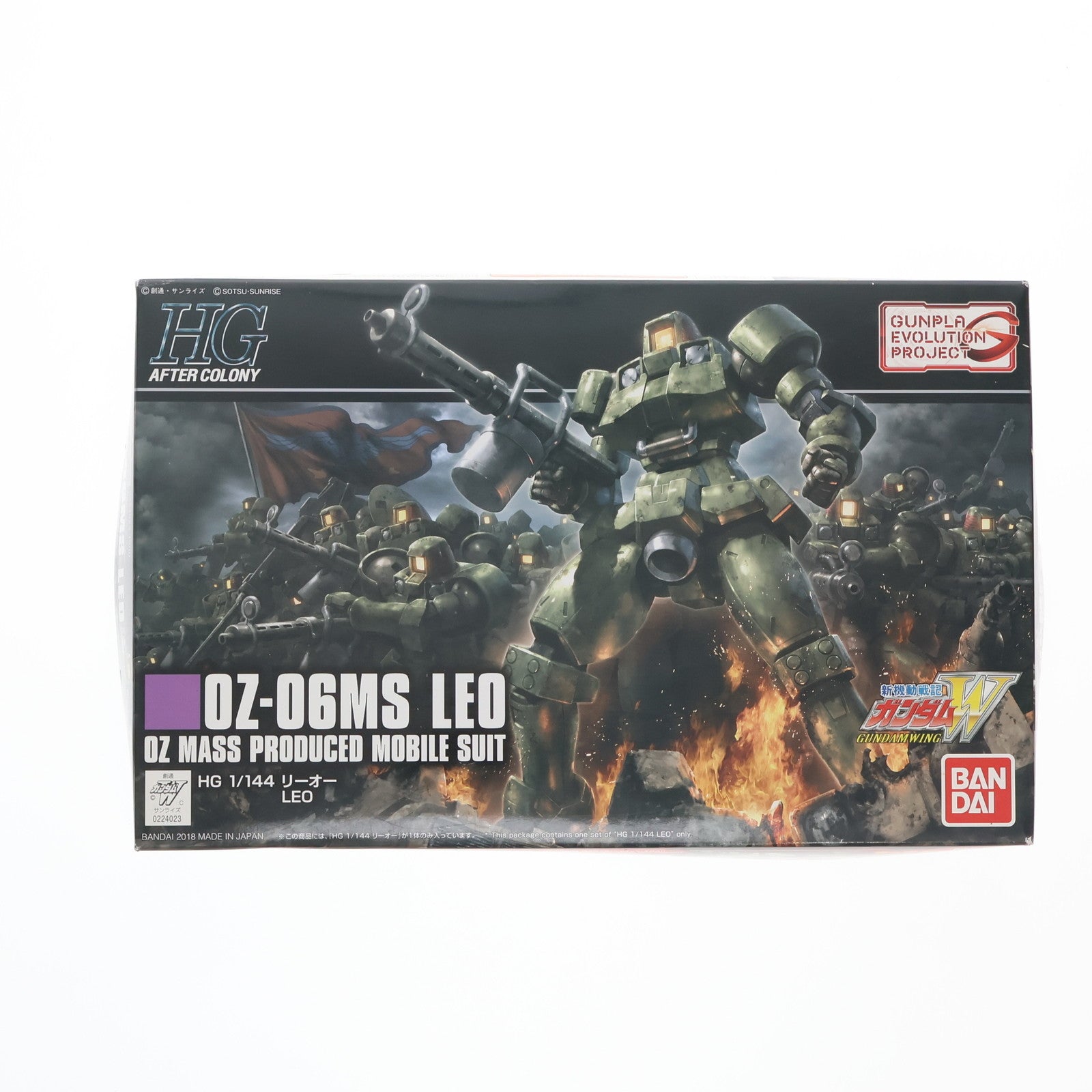 【中古即納】[PTM] HGAC 1/144 GUNPLA EVOLUTION PROJECT OZ-06MS リーオー 新機動戦記ガンダムW(ウイング) プラモデル バンダイ(20181024)