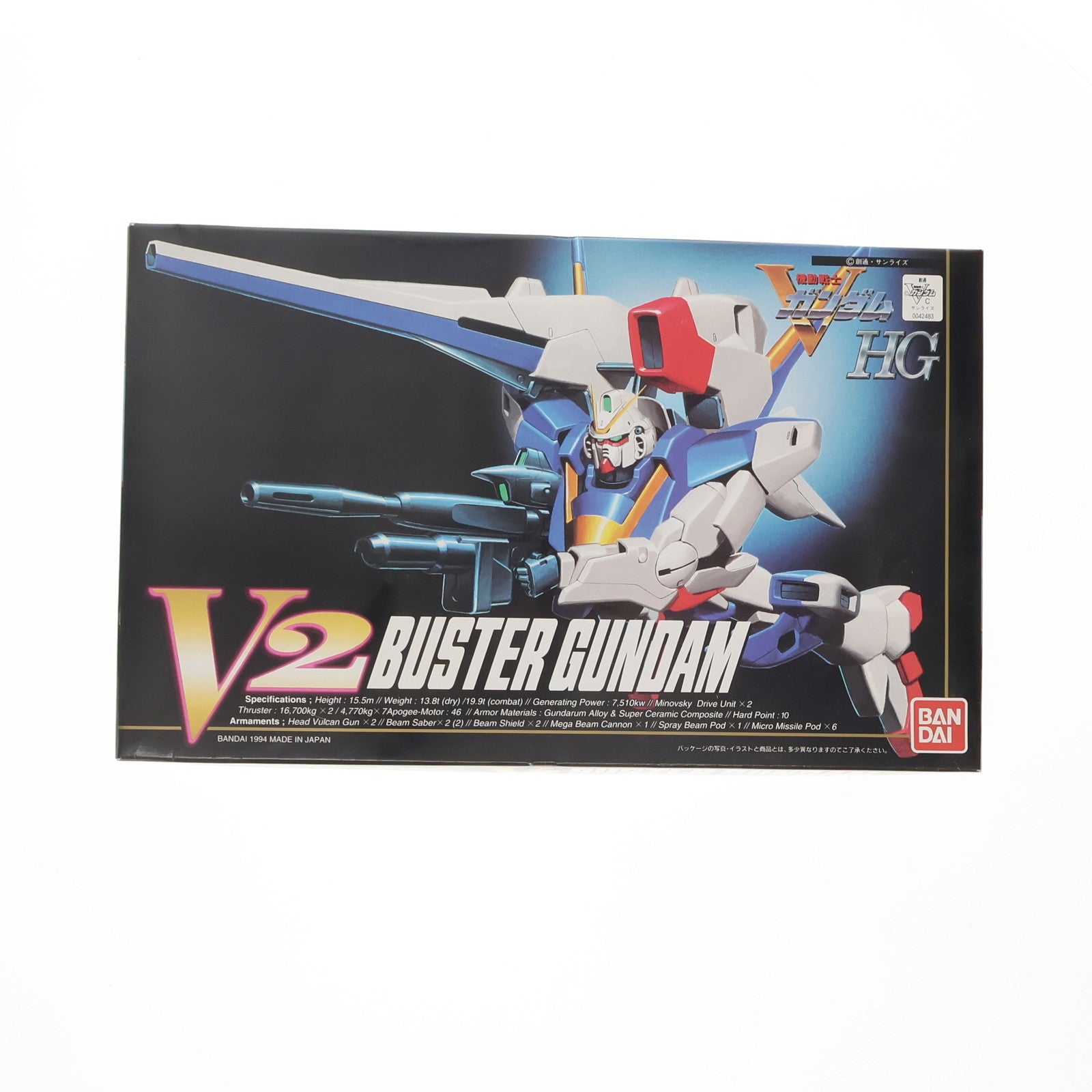 【中古即納】[PTM] HG 1/100 V2バスターガンダム 機動戦士Vガンダム プラモデル(0042483) バンダイ(19991231)