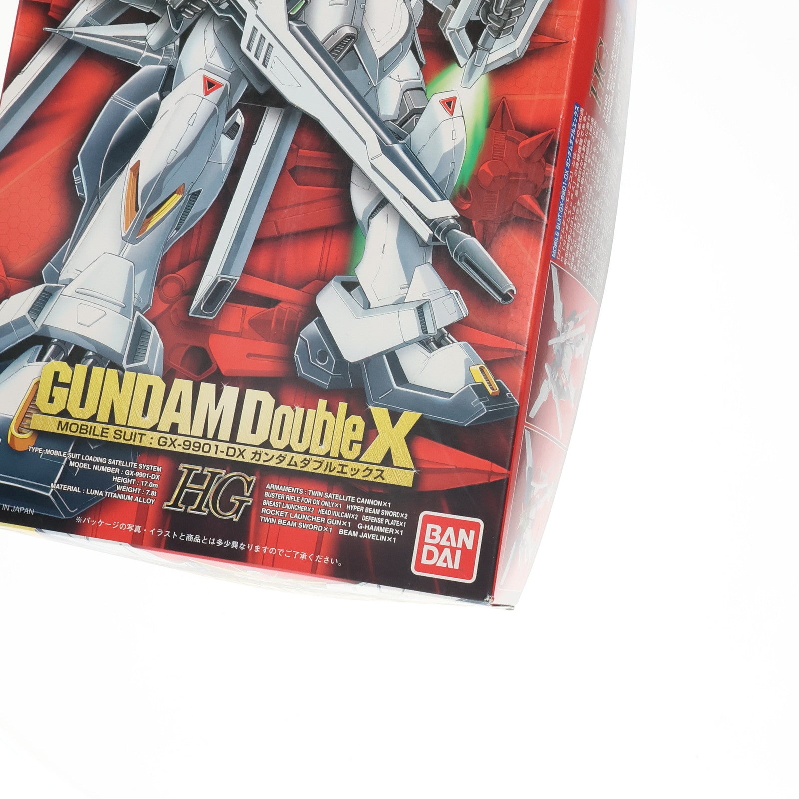 【中古即納】[PTM] HG 1/100 GX-9901-DX ガンダムダブルエックス 機動新世紀ガンダムX シリーズNo.06 プラモデル バンダイ(20180227)