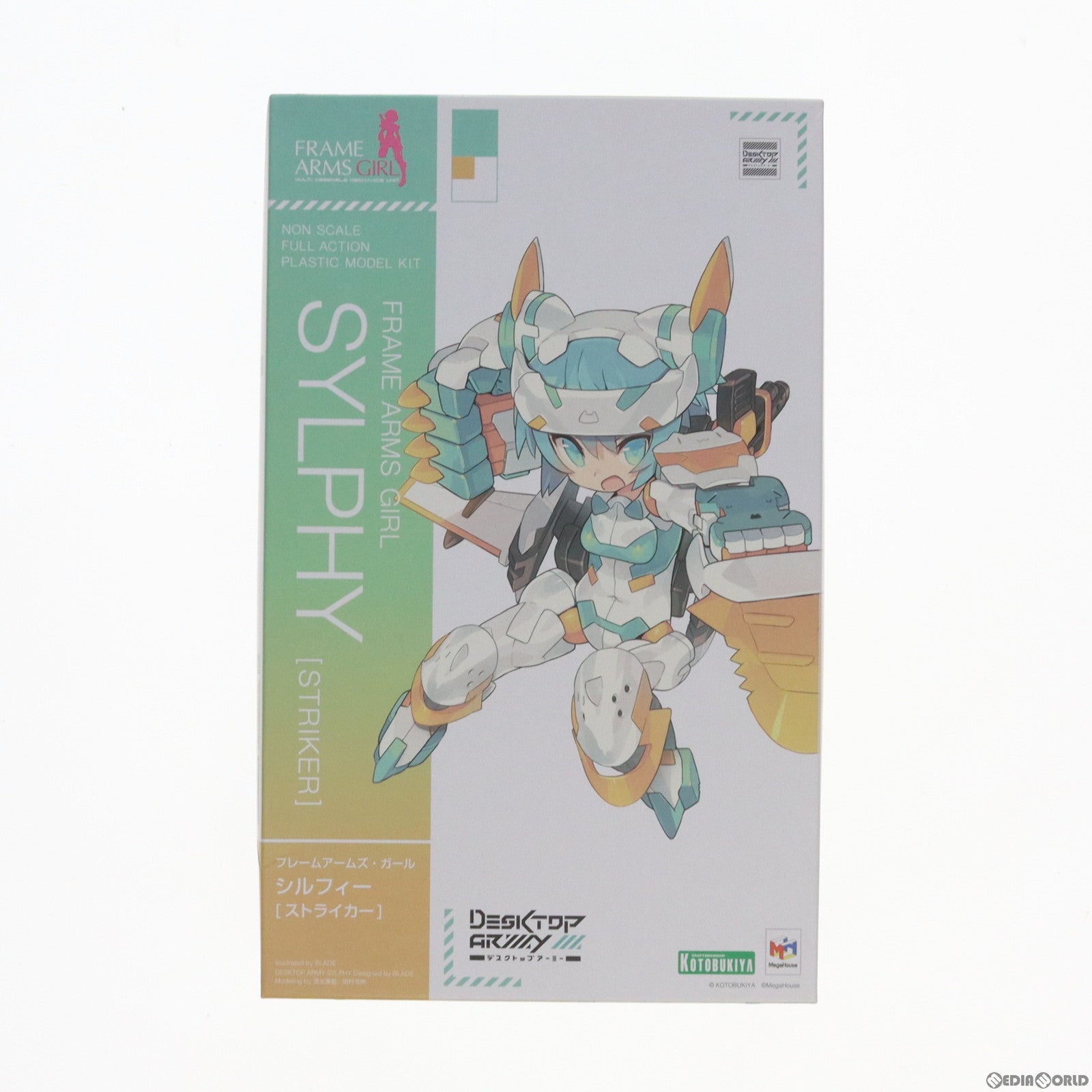 【中古即納】[PTM] フレームアームズ・ガール シルフィー [ストライカー] デスクトップアーミー プラモデル(FG057) コトブキヤ(20190226)