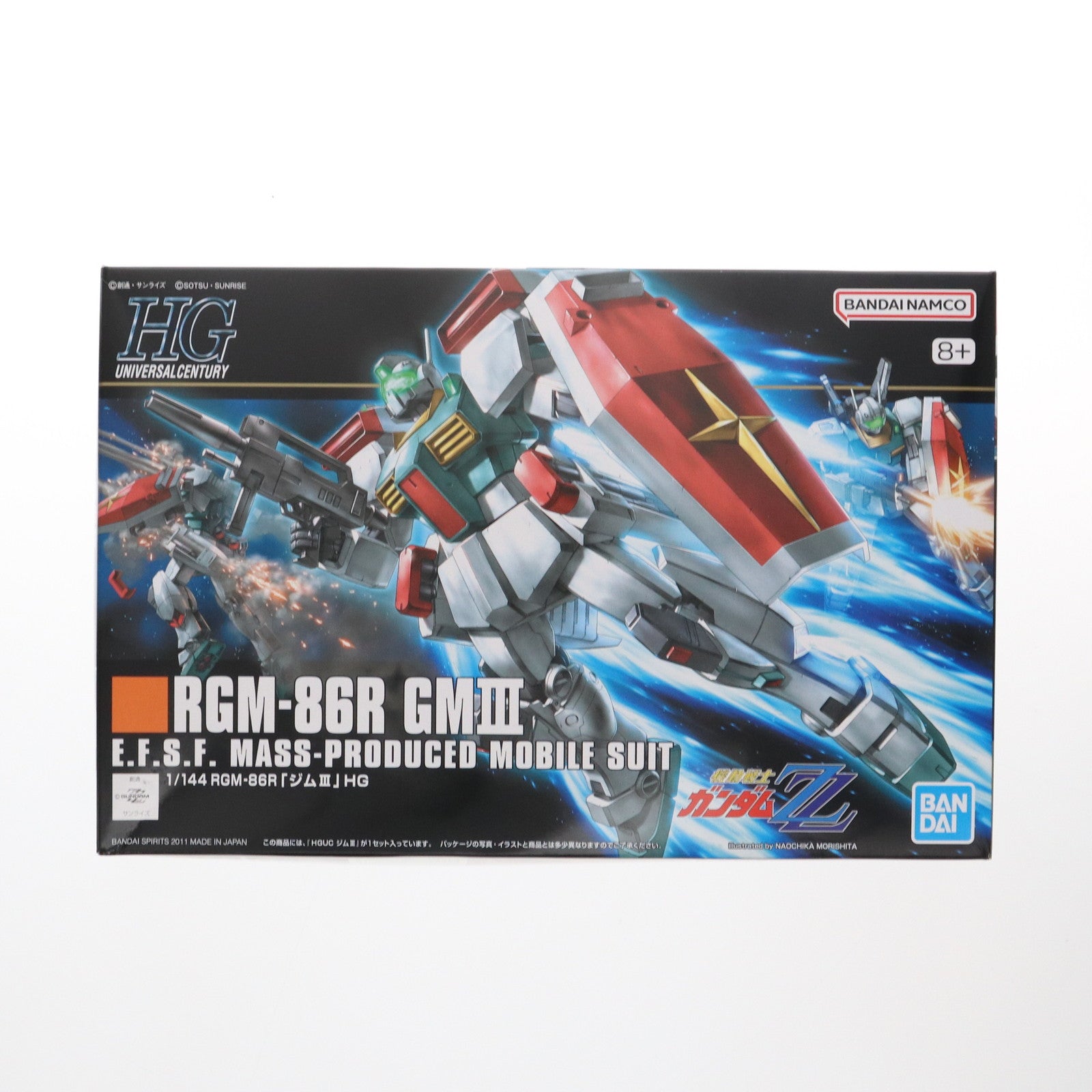 【中古即納】[PTM] (再販) HGUC 1/144 RGM-86R ジムIII 機動戦士ガンダムZZ(ダブルゼータ) プラモデル(5055882) バンダイスピリッツ(20250326)