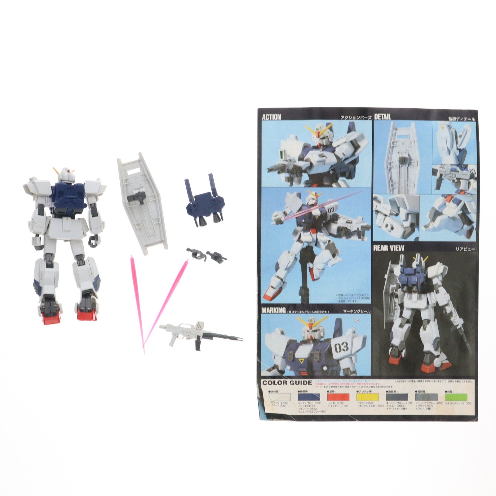 【中古即納】[PTM] HGUC 1/144 RX-79BD-3 ブルーディスティニー 3号機 機動戦士ガンダム外伝 THE BLUE DESTINY プラモデル(0151240) バンダイ(20070930)