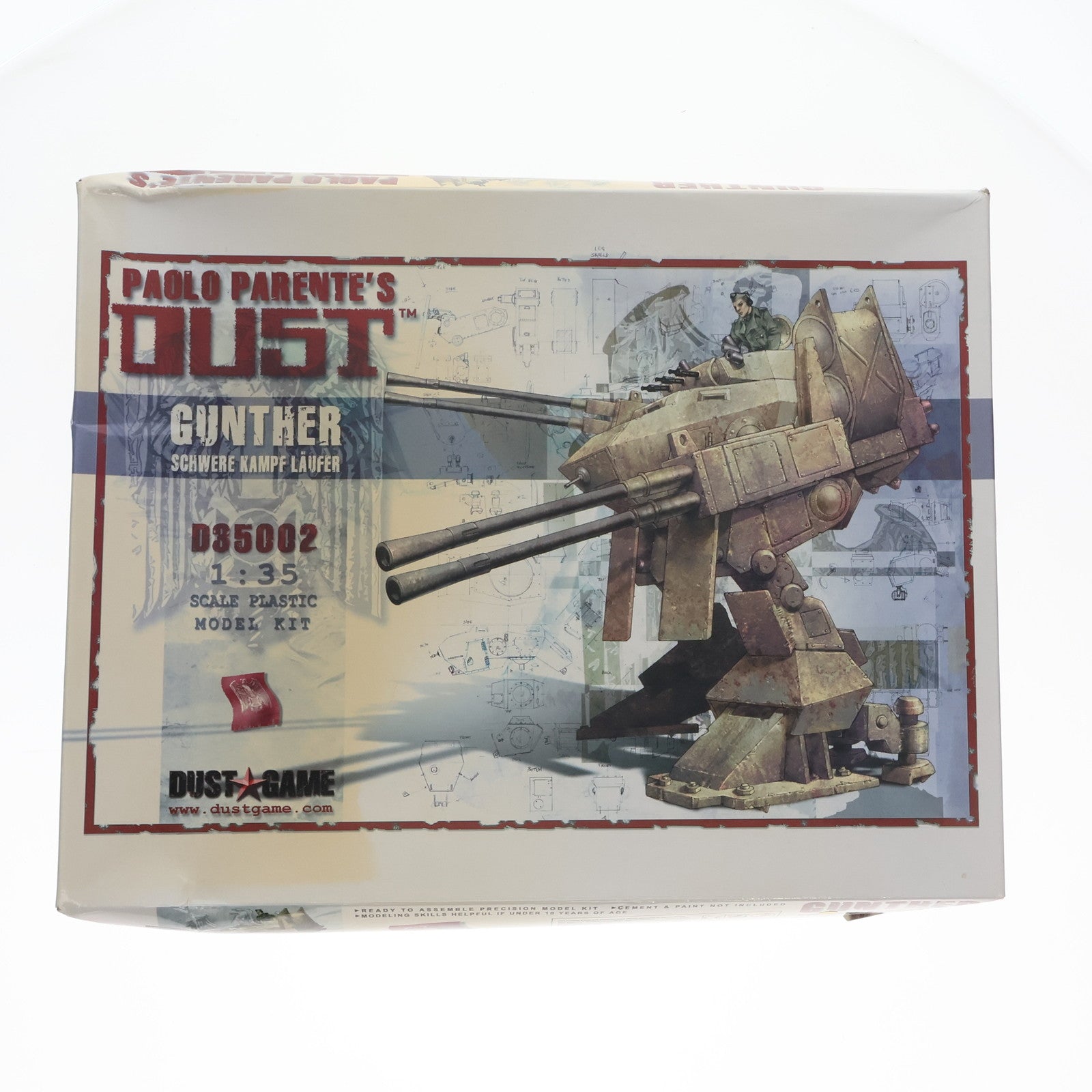 【中古即納】[PTM] 1/35 GUNTHER(グンター) PAOLO PARENTE'S DUST プラモデル(D35002) DUST GAME(ダストゲーム)(19991231)