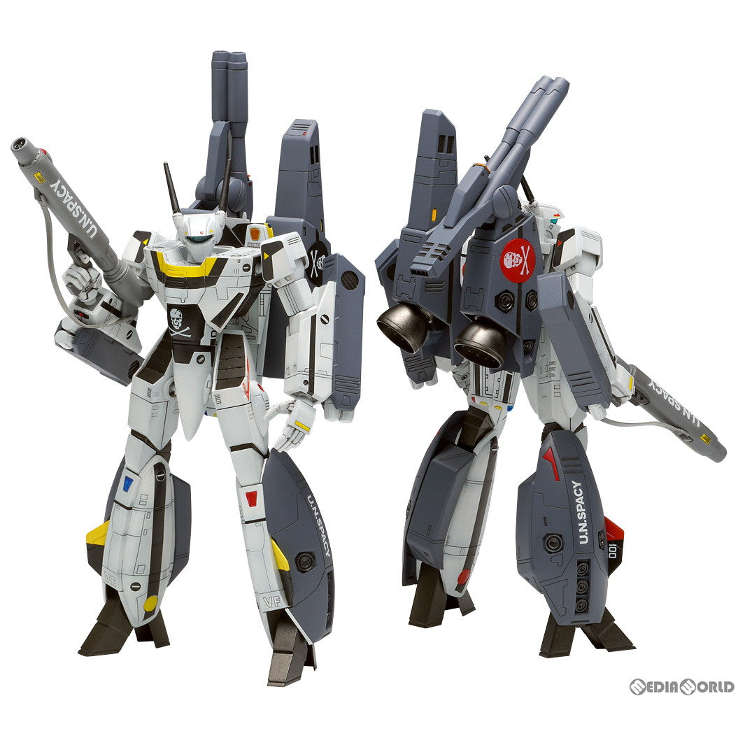 【中古即納】[PTM] 1/100 VF-1S ストライクバルキリー[バトロイド] 一条輝機、ロイ・フォッカー機 超時空要塞マクロス 愛・おぼえていますか プラモデル(MC-070) ウェーブ(WAVE)(20240805)