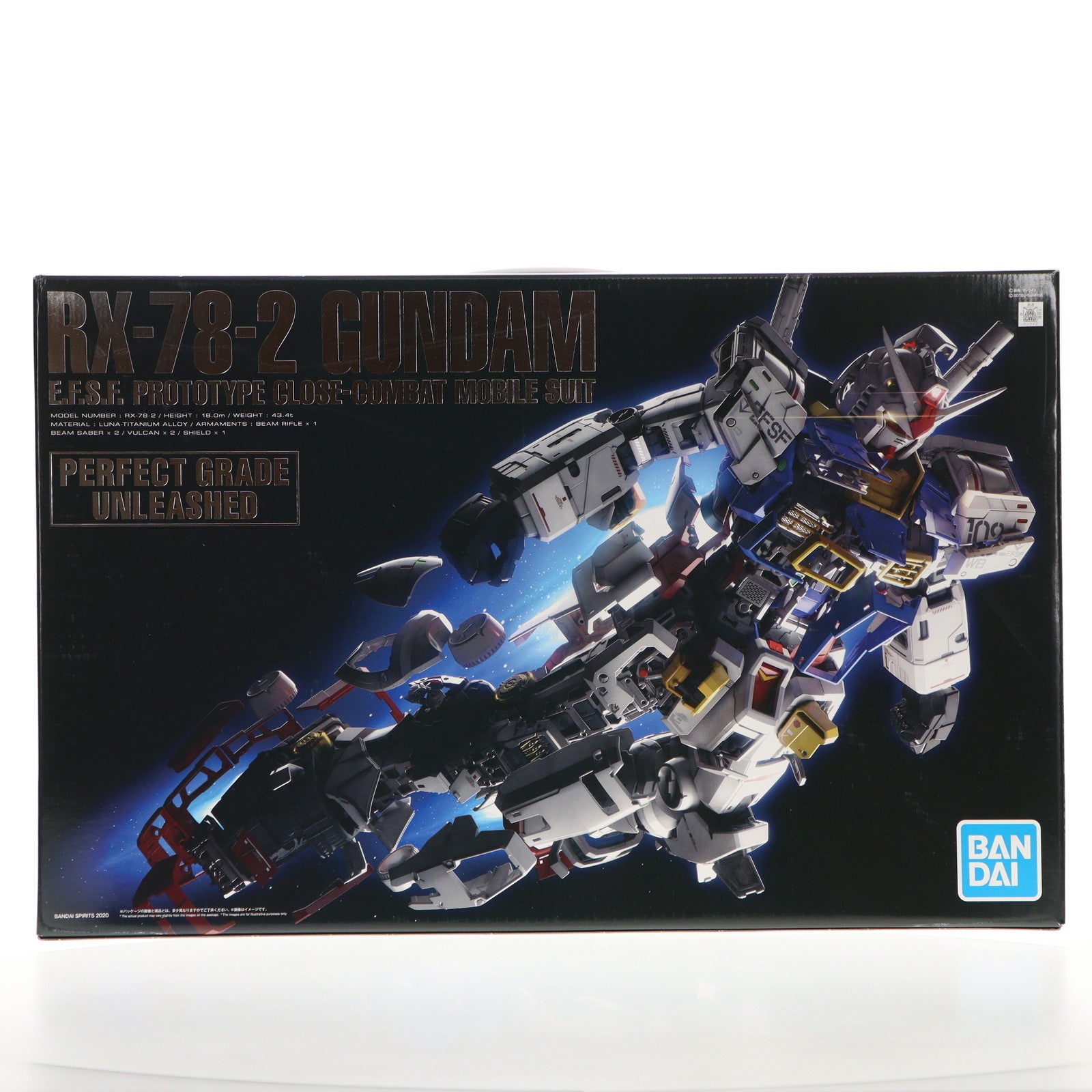 【中古即納】[PTM] (再販) PG UNLEASHED 1/60 RX-78-2 ガンダム 機動戦士ガンダム プラモデル(2530615) バンダイスピリッツ(20241130)