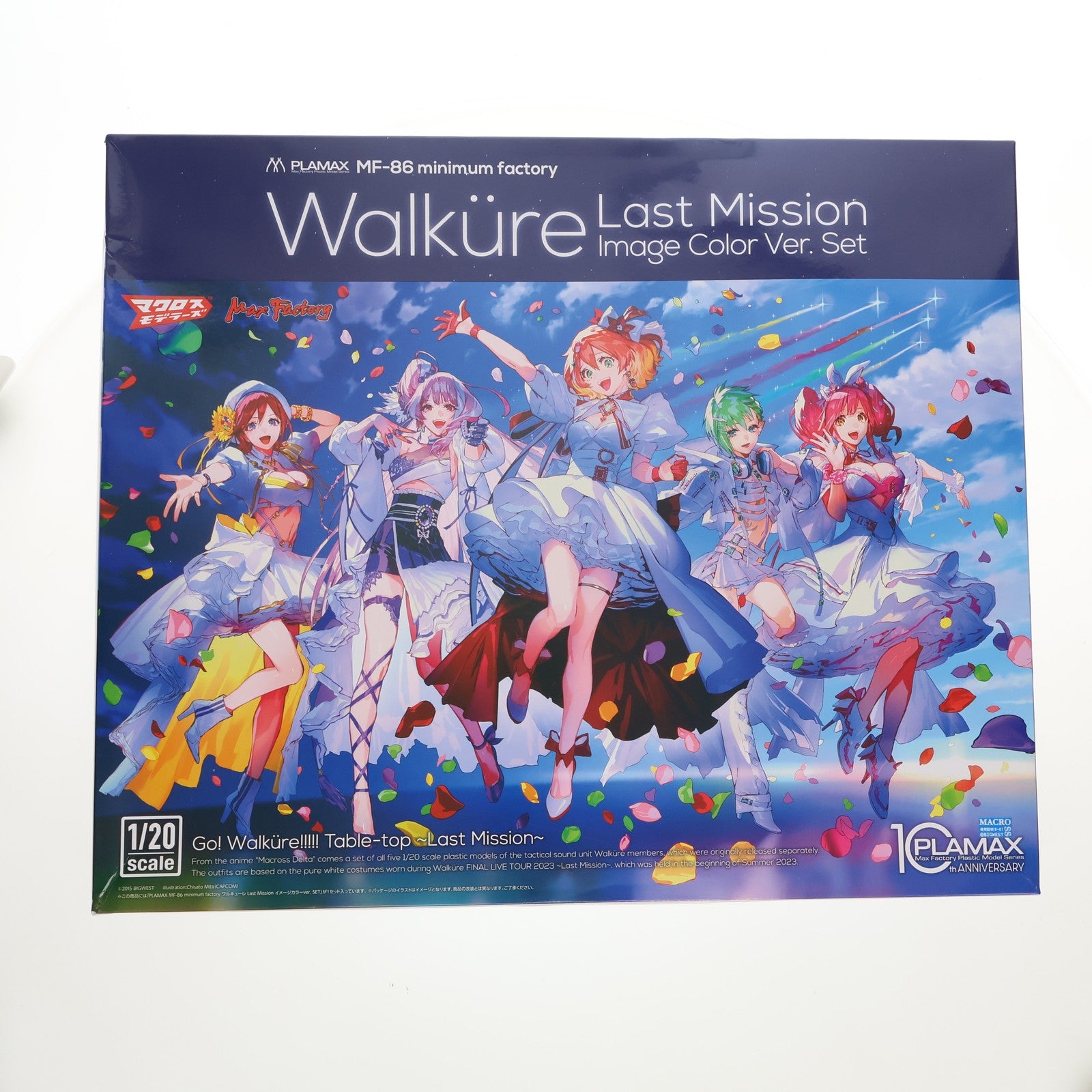【中古即納】[PTM] PLAMAX MF-86 minimum factory 1/20 ワルキューレ LAST MISSION イメージカラーver. SET マクロスΔ(デルタ) プラモデル マックスファクトリー/グッドスマイルカンパニー(20240731)