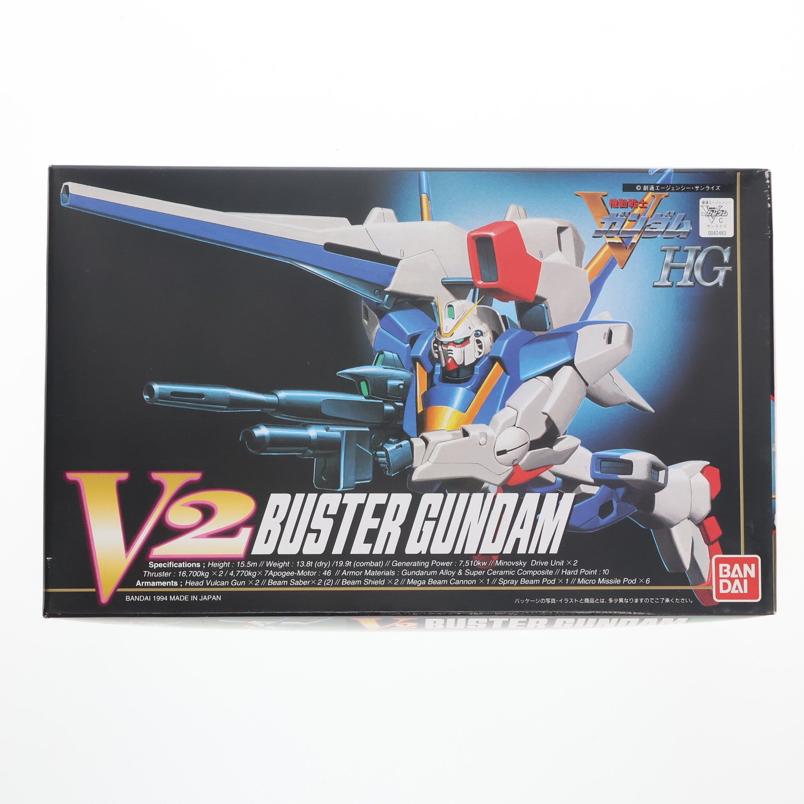 【中古即納】[PTM] HG 1/100 V2バスターガンダム 機動戦士Vガンダム プラモデル(0042483) バンダイ(19991231)