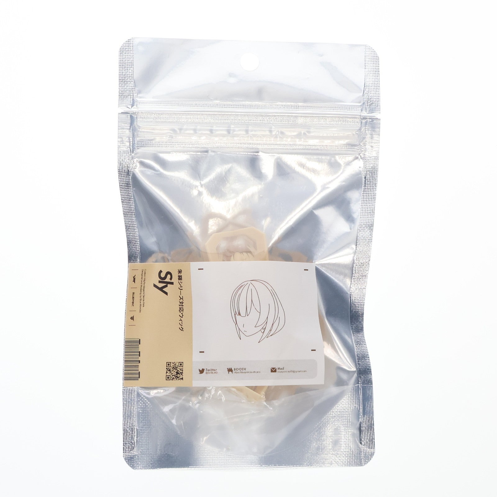 【中古即納】[PTM] 1/1 メガミデバイス用ウィッグ『Sly』(朱羅シリーズ用) ディティールアップパーツ プラモデル用アクセサリ BLUEPRINT.(20220724)