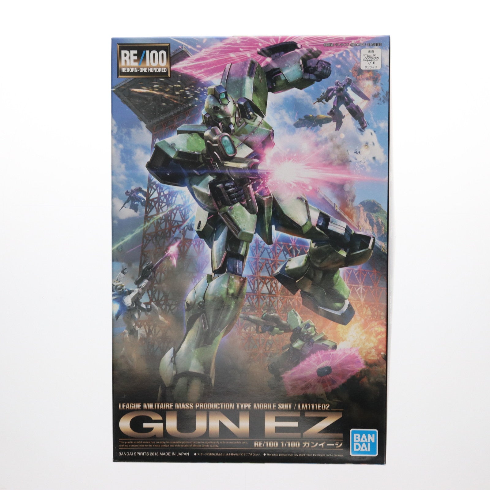 【中古即納】[PTM] RE/100 1/100 LM111E02 ガンイージ 機動戦士Vガンダム プラモデル(5055587) バンダイスピリッツ(20181229)