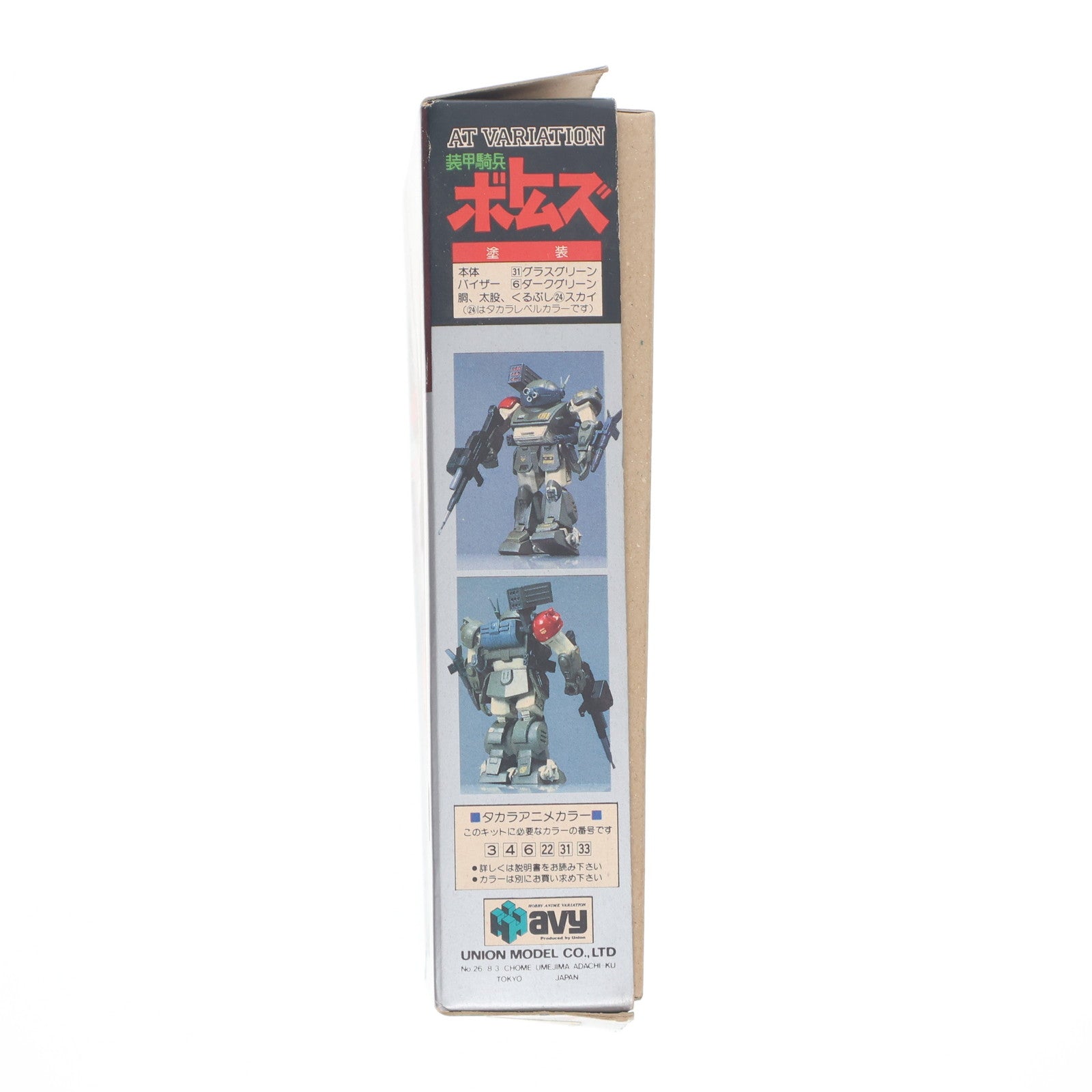 【中古即納】[PTM] 1/60 ATM-09-RSC スコープドッグ レッドショルダー 装甲騎兵ボトムズ ATバリエーション No.2 プラモデル(HV-02) ユニオンモデル(19991231)