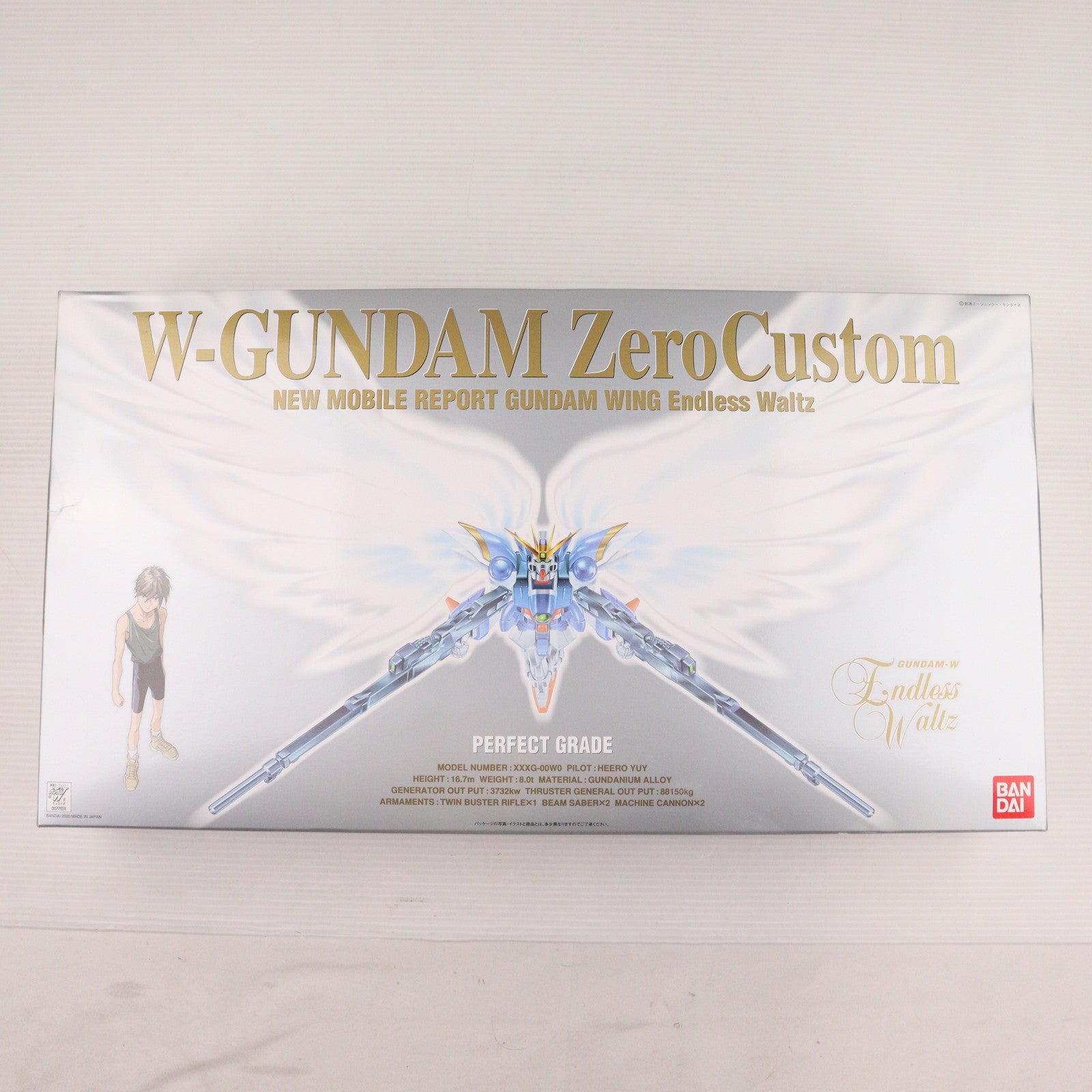 【中古即納】[PTM] PG 1/60 XXXG-00W0 ウイングガンダムゼロカスタム 新機動戦記ガンダムW Endless Waltz(エンドレスワルツ) プラモデル(0077659) バンダイ(20100825)