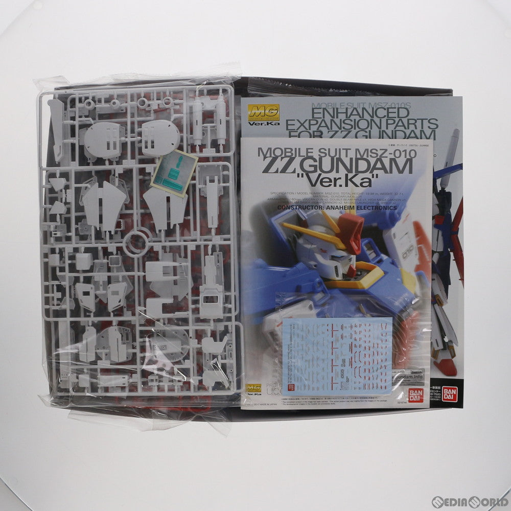【中古即納】[PTM] MG 1/100 MSZ-010 ダブルゼータガンダム Ver.Ka 機動戦士ガンダムZZ(ダブルゼータ) プレミアムデカール同梱版 プラモデル(0222236) バンダイ(20170923)