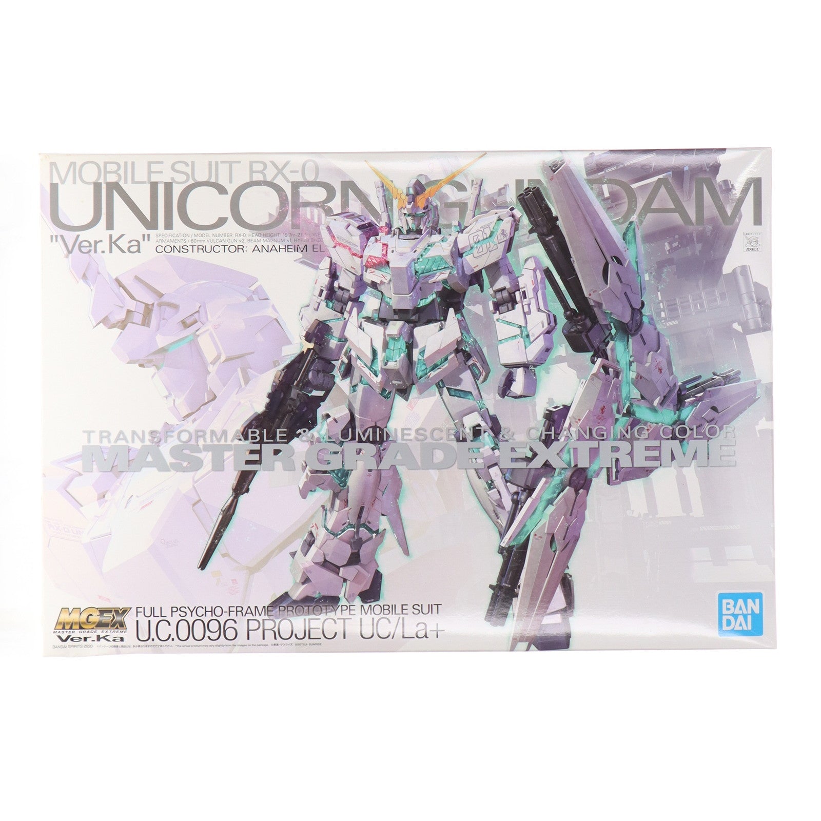 【中古即納】[PTM] (再販) MGEX 1/100 RX-0 ユニコーンガンダム Ver.Ka 機動戦士ガンダムUC(ユニコーン) プラモデル(5060277) バンダイスピリッツ(20241231)