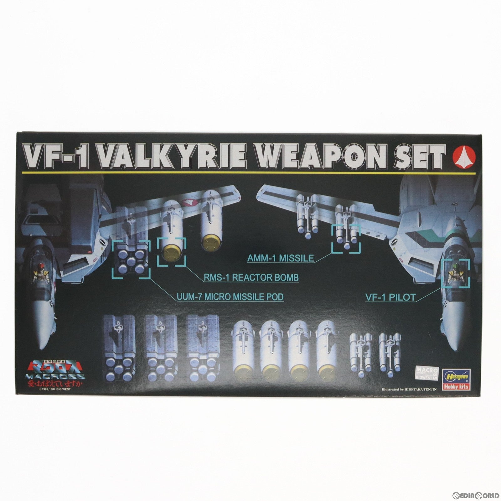 【中古即納】[PTM] 1/72 VF-1 バルキリー ウェポンセット 超時空要塞マクロス 愛・おぼえていますか シリーズNo.6 プラモデル用アクセサリ(65706) ハセガワ(20191016)